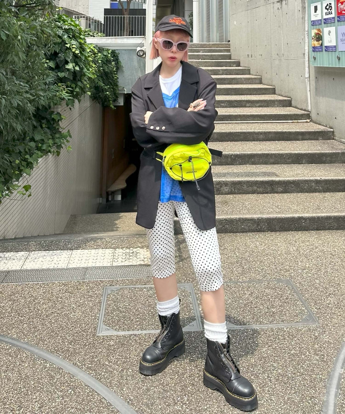 ウエストポーチ【イエロー】