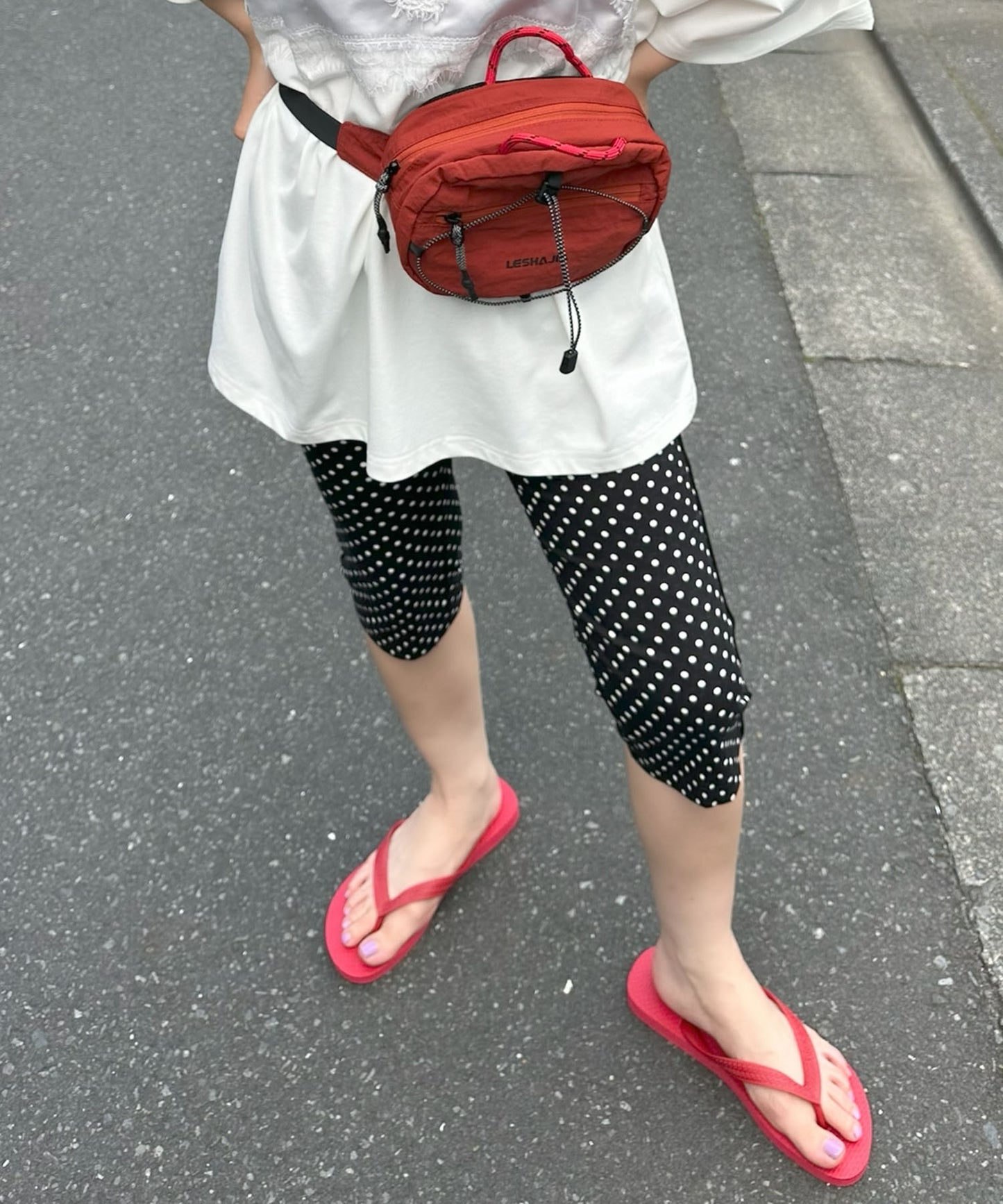 ウエストポーチ【レッド】