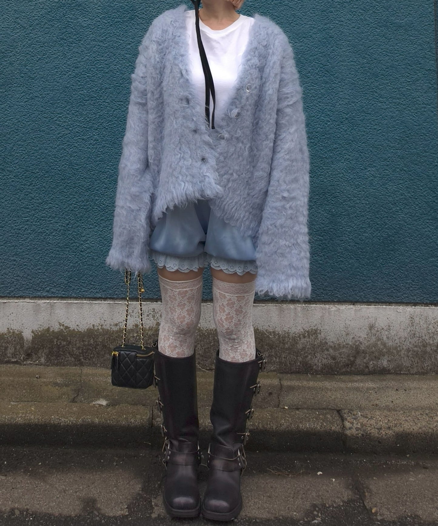 かぼちゃパンツ【サックスブルー】
