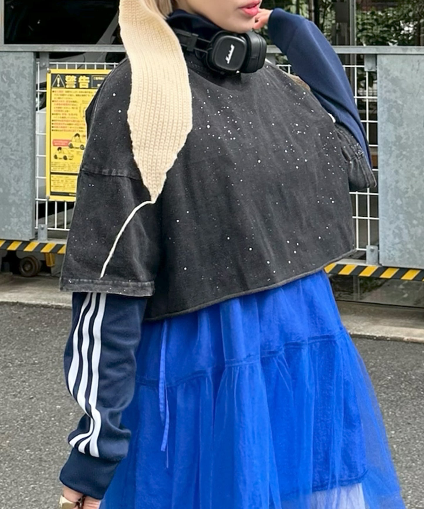 ひとくせウォッシュ加工BIG T【ブラック系その他】