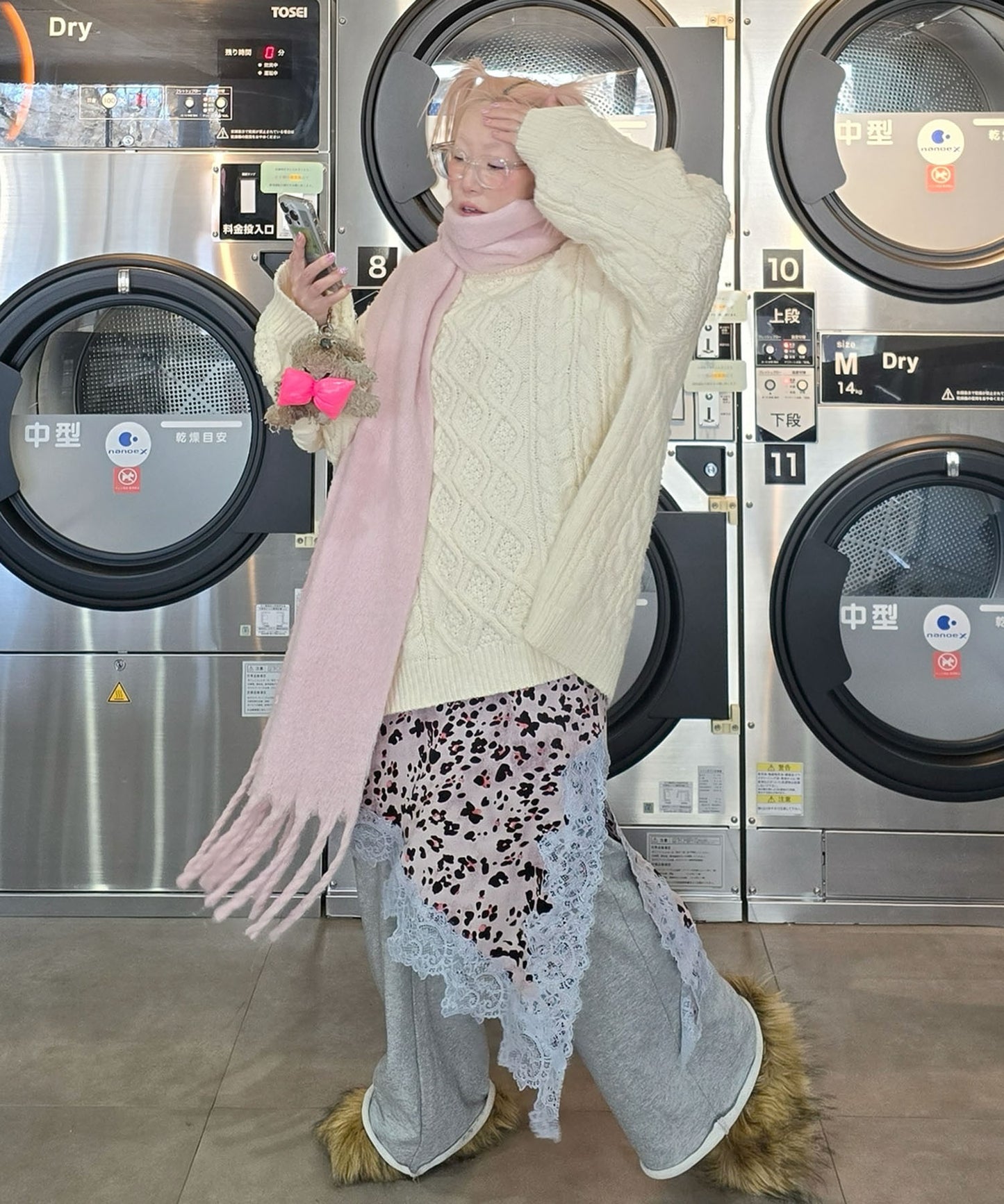 ランジェリーなキャミワンピ【アニマル】