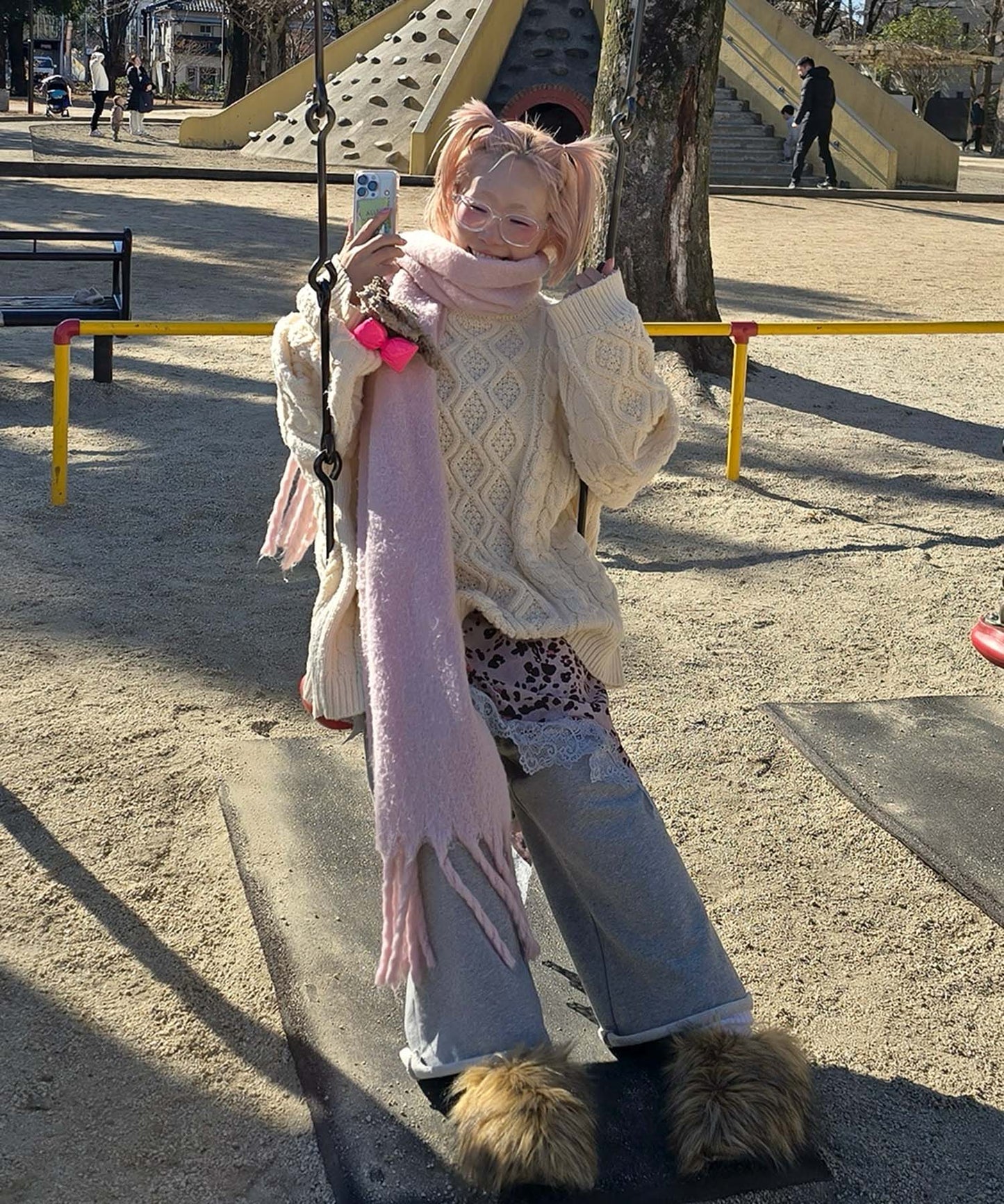 ランジェリーなキャミワンピ【アニマル】