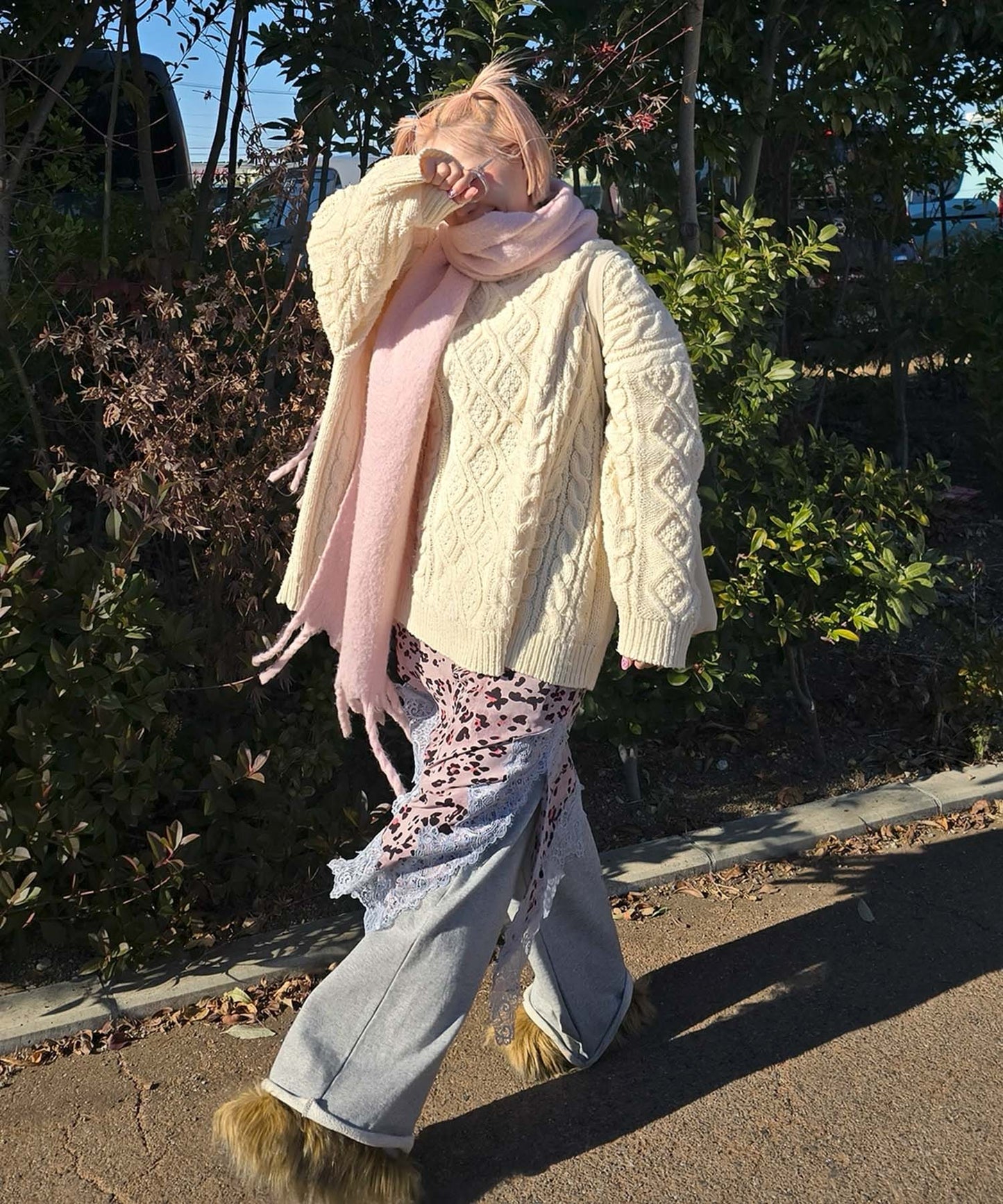 ランジェリーなキャミワンピ【アニマル】