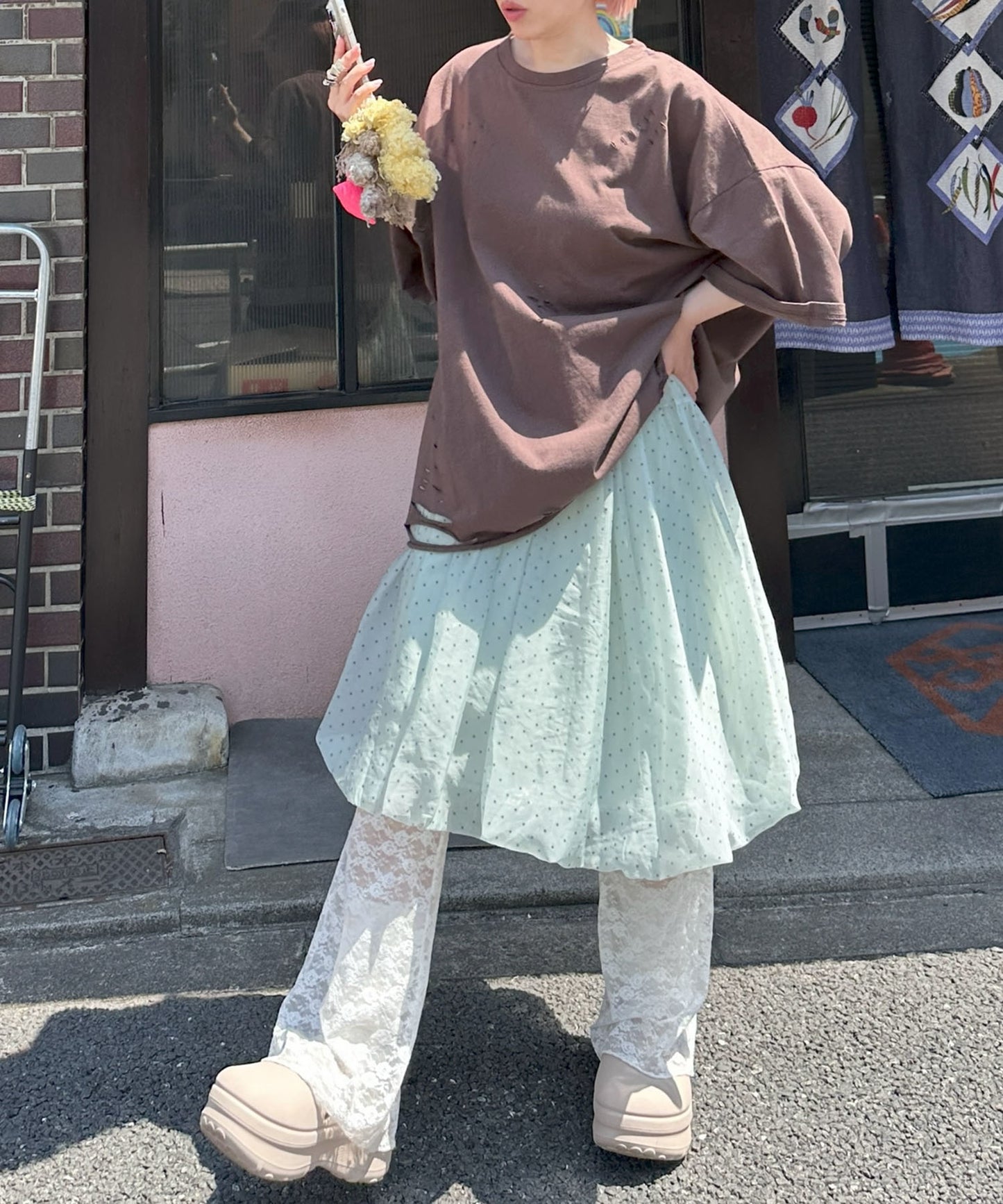 ダメージいっぱいのBIG T【ブラウン】