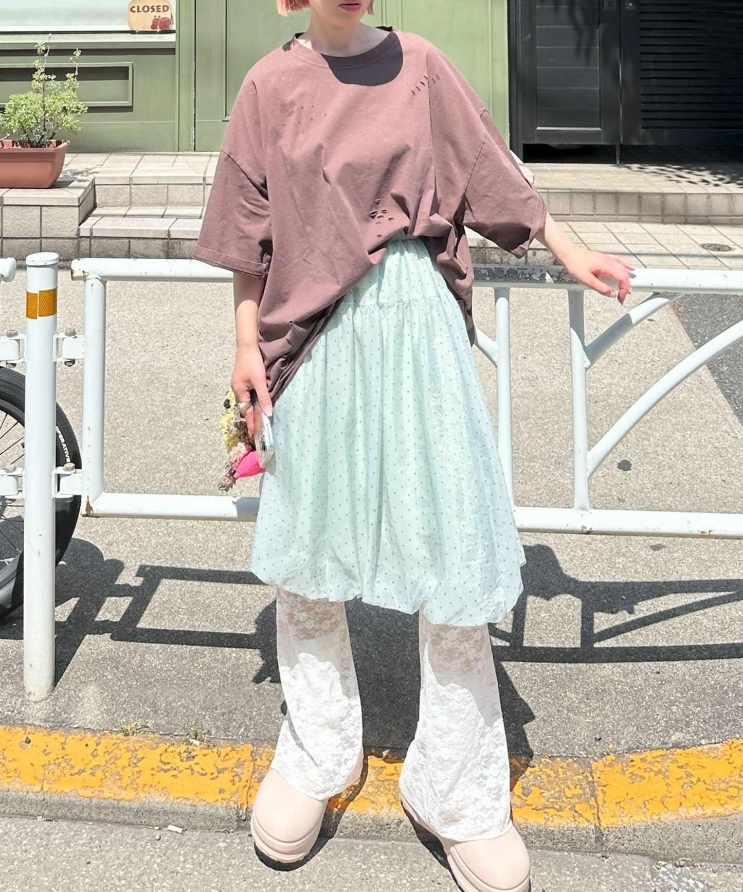 レースパンツ【オフホワイト】