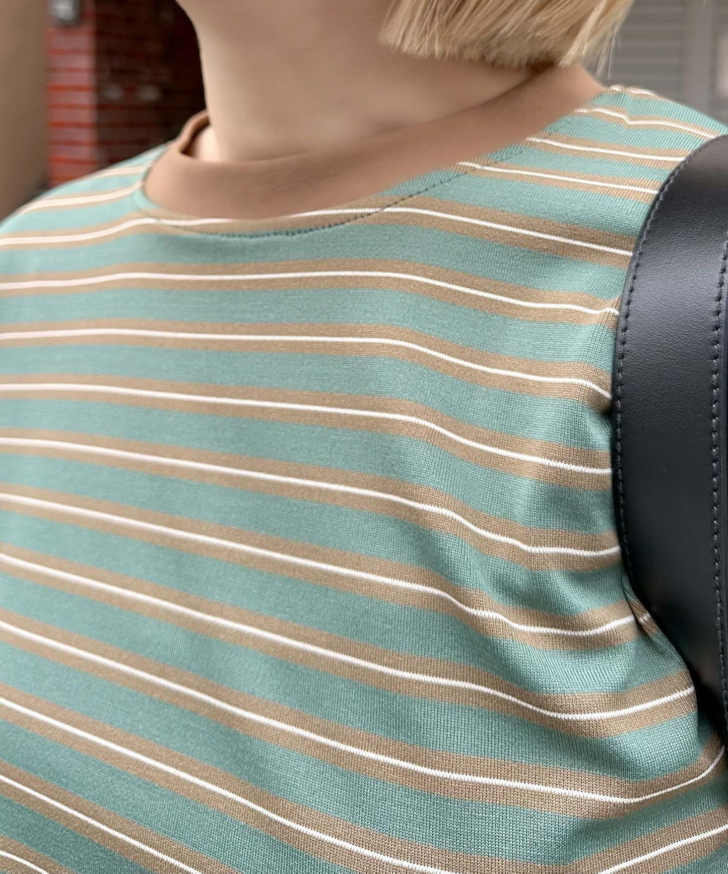 ボーダーBigロンT【グリーン】