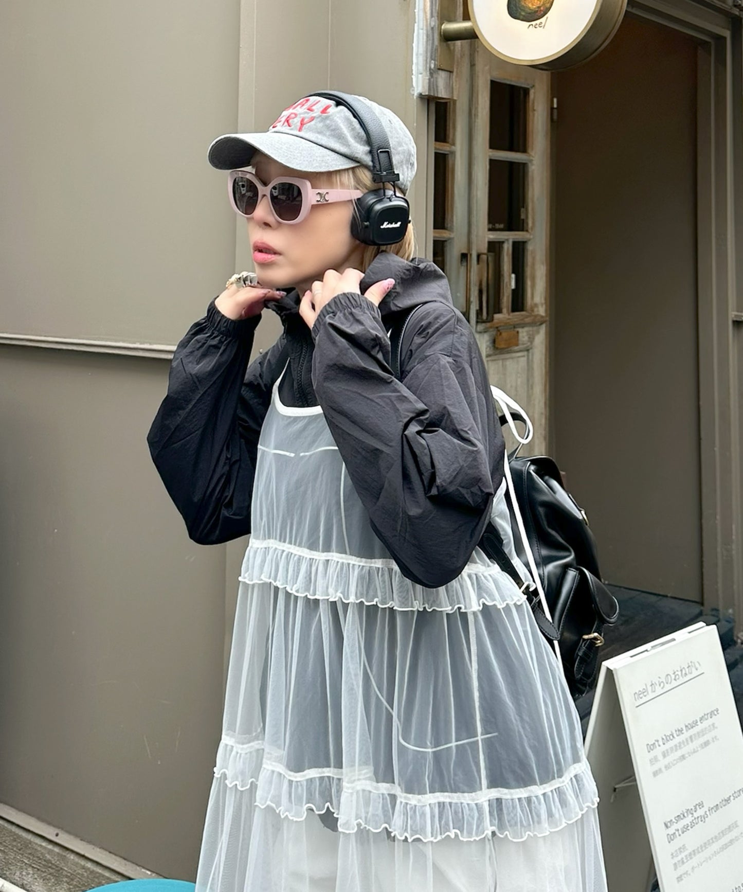 シャカシャカスポーツブルゾン【ブラック】