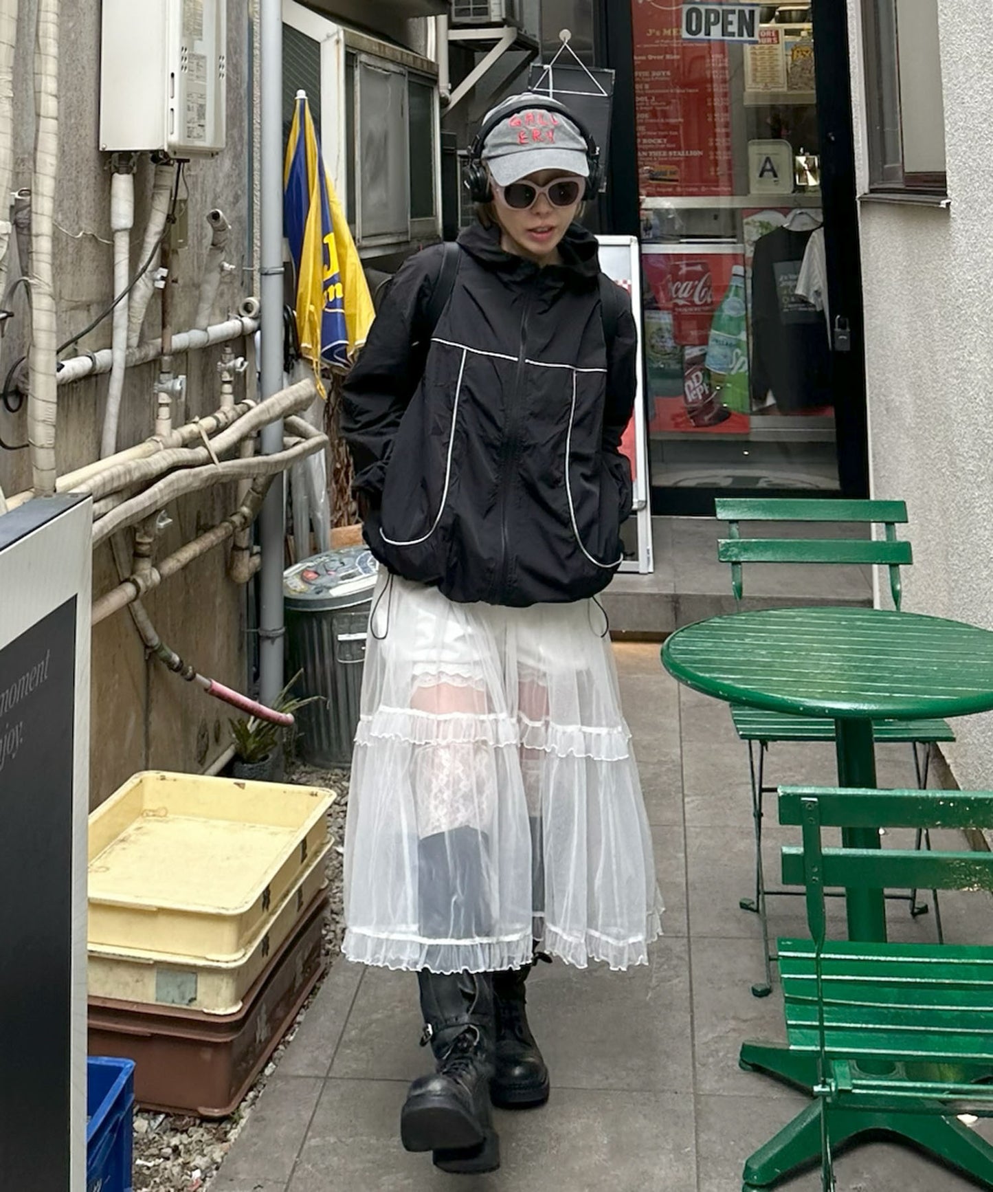 シャカシャカスポーツブルゾン【ブラック】