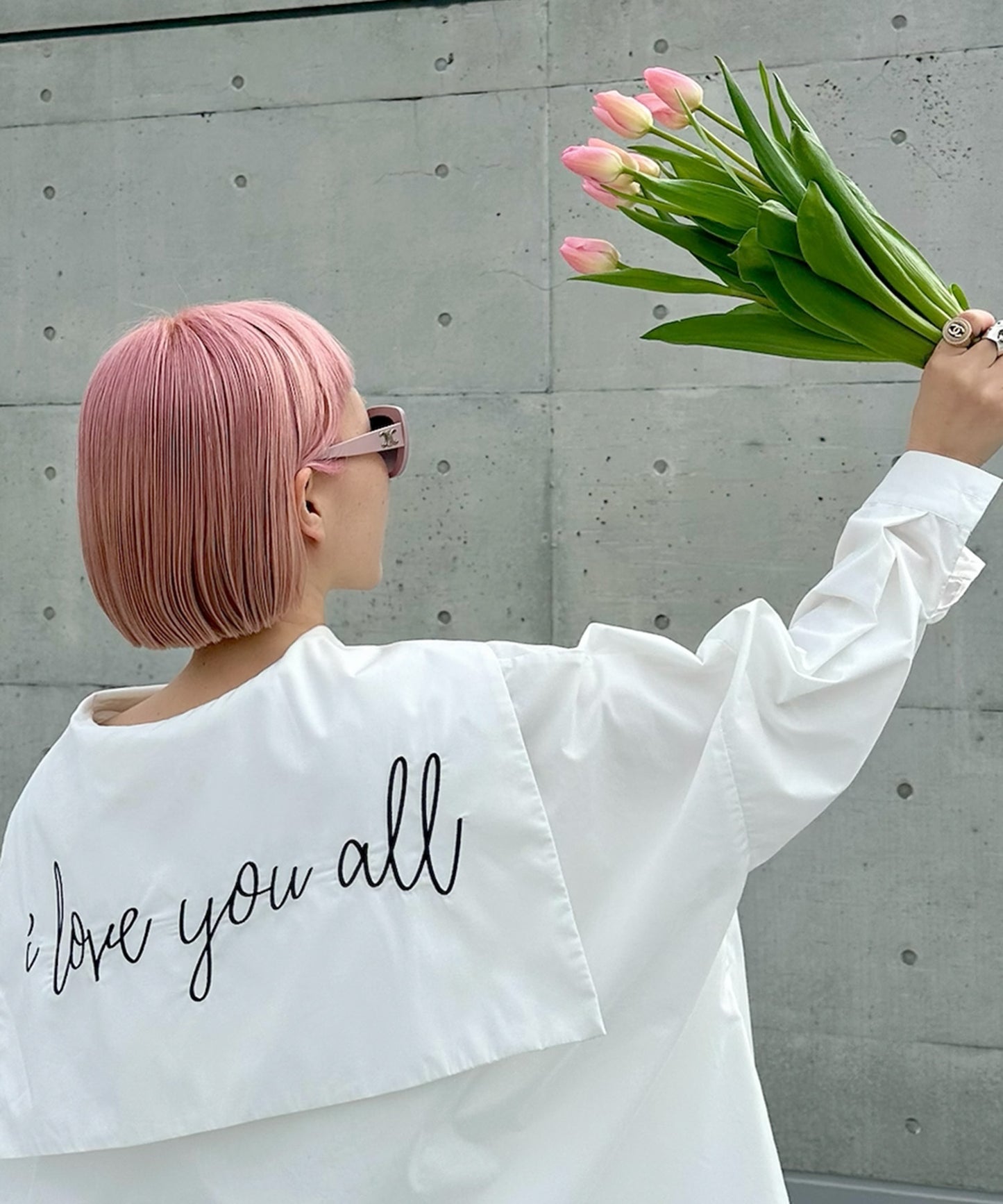 【リバイバル】メッセージセーラーシャツ【オフホワイト】