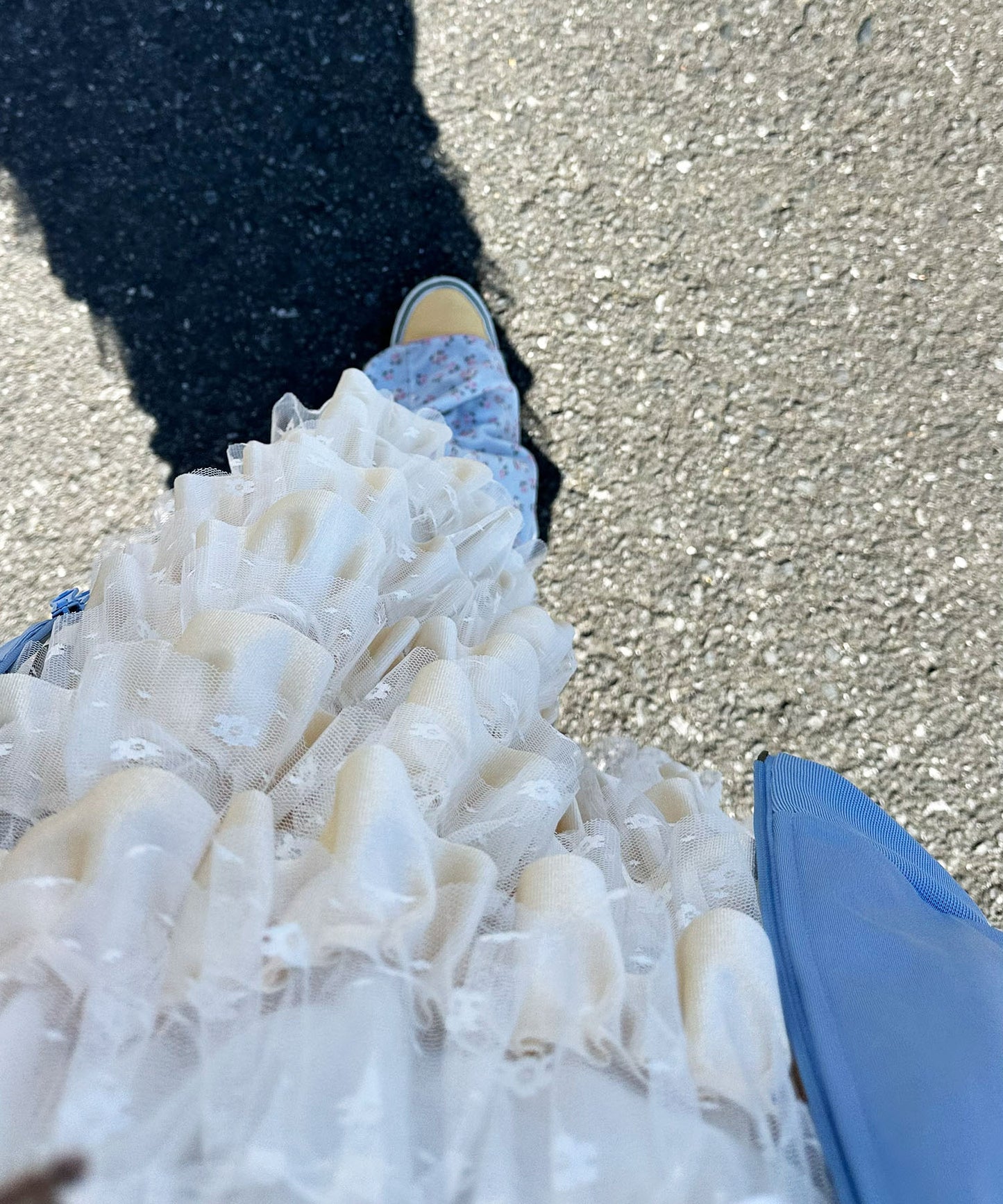 フリフリいっぱいスカート【アイボリー】