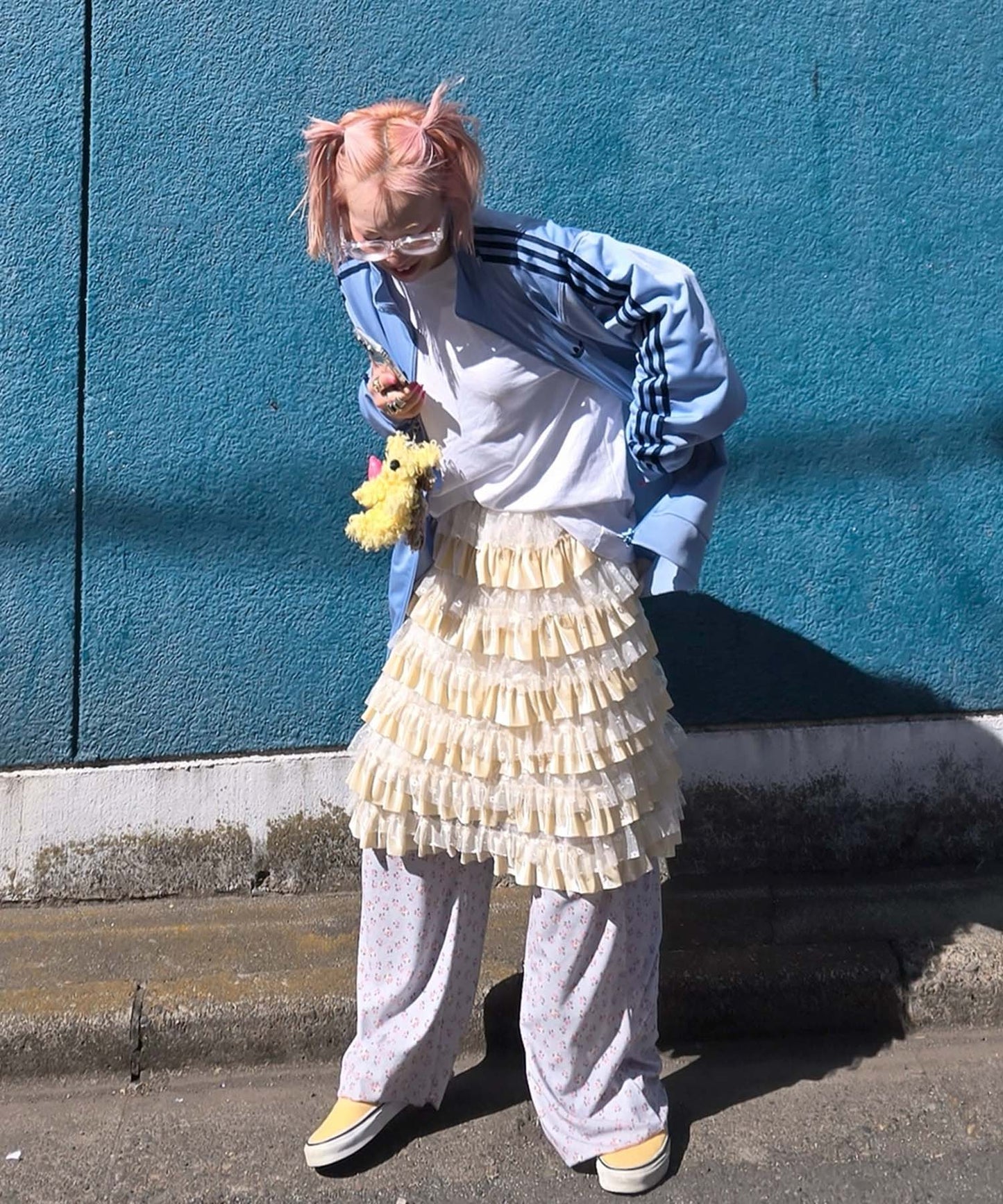 フリフリいっぱいスカート【アイボリー】