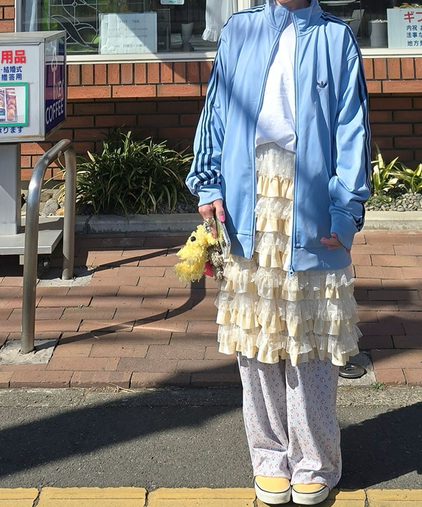 フリフリいっぱいスカート【アイボリー】