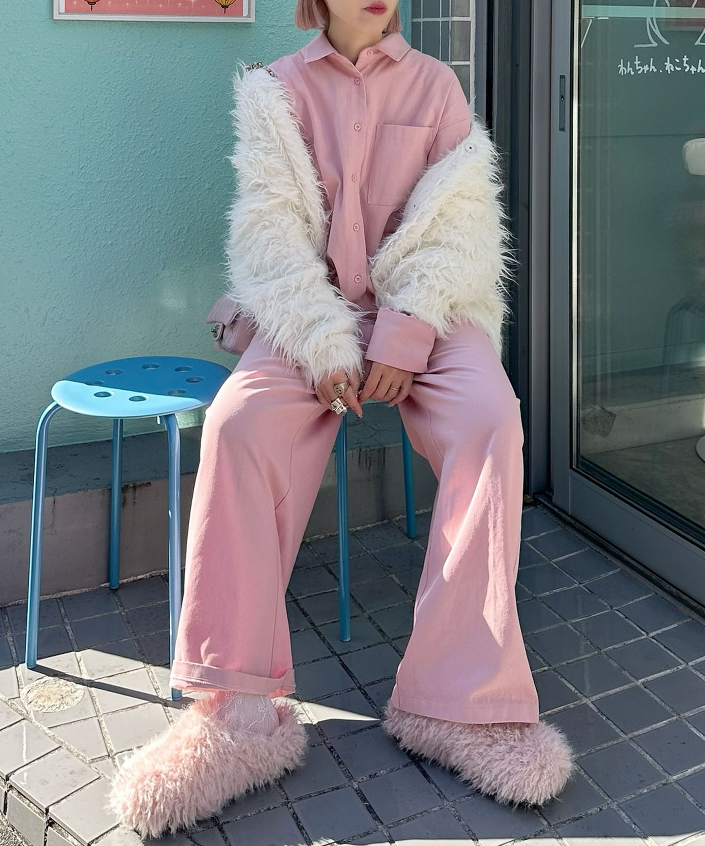 2wayオールインワン【ピンク】