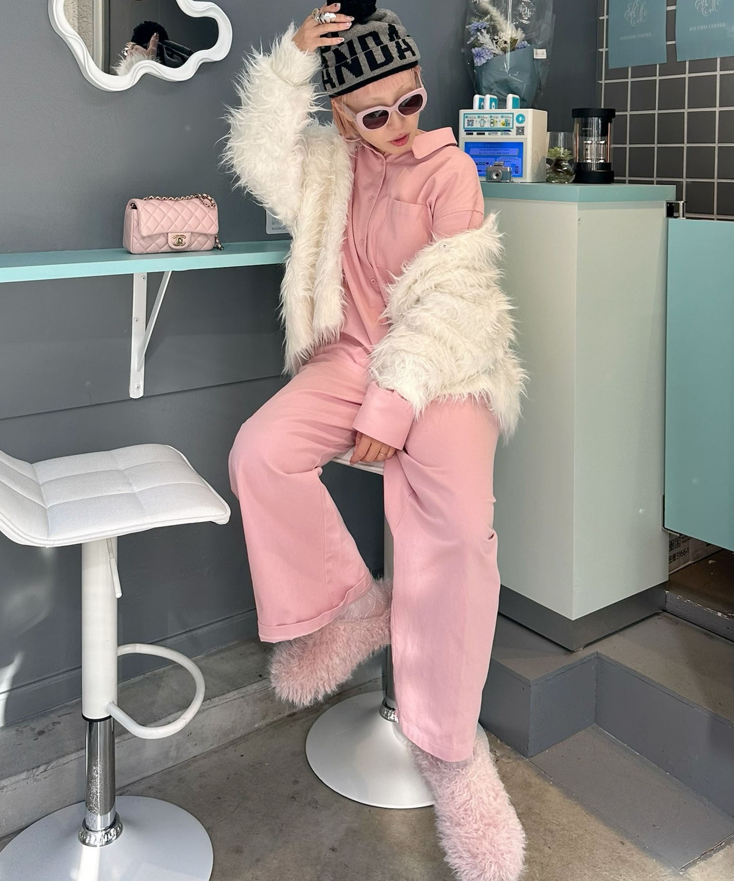 2wayオールインワン【ピンク】