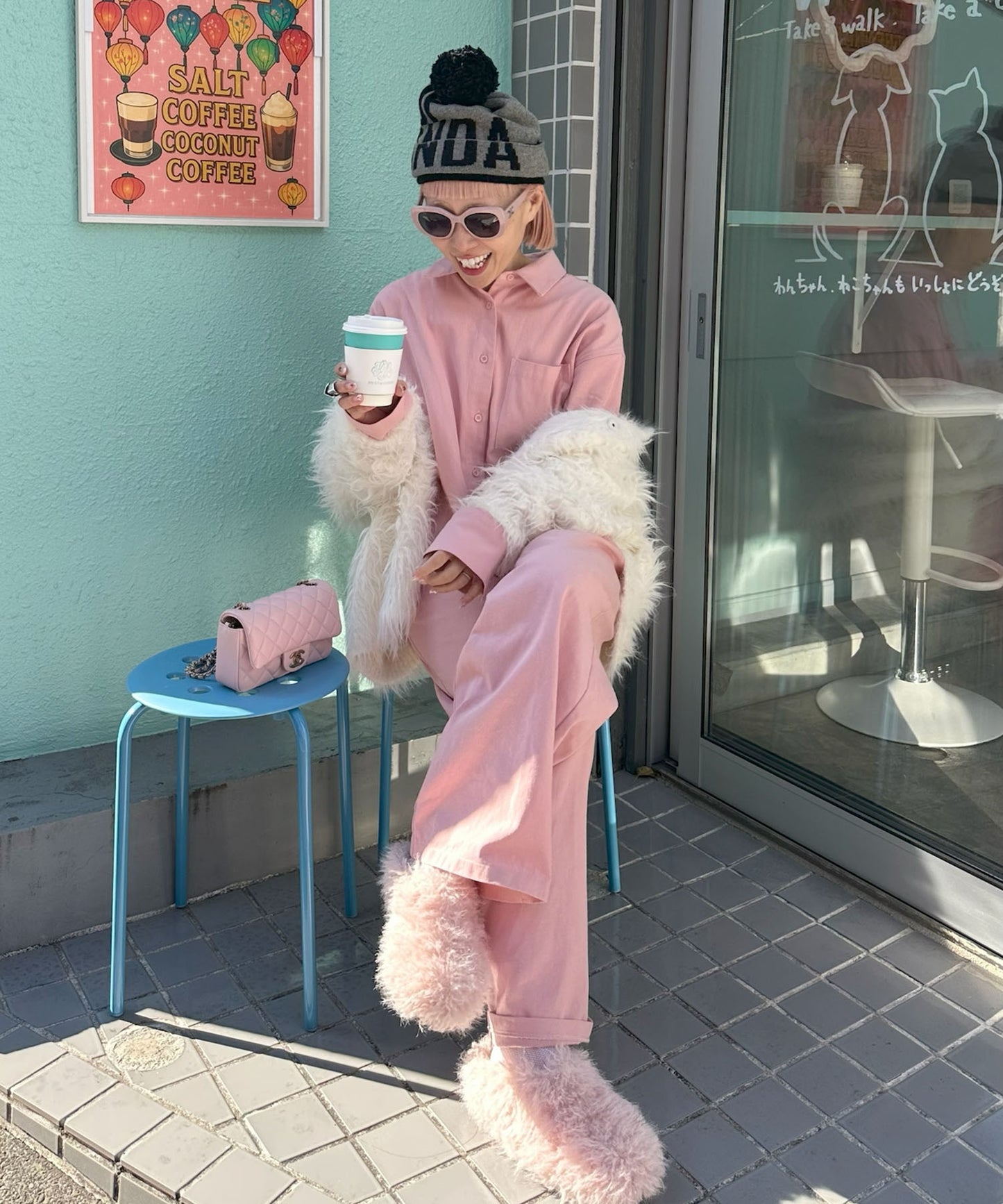 2wayオールインワン【ピンク】