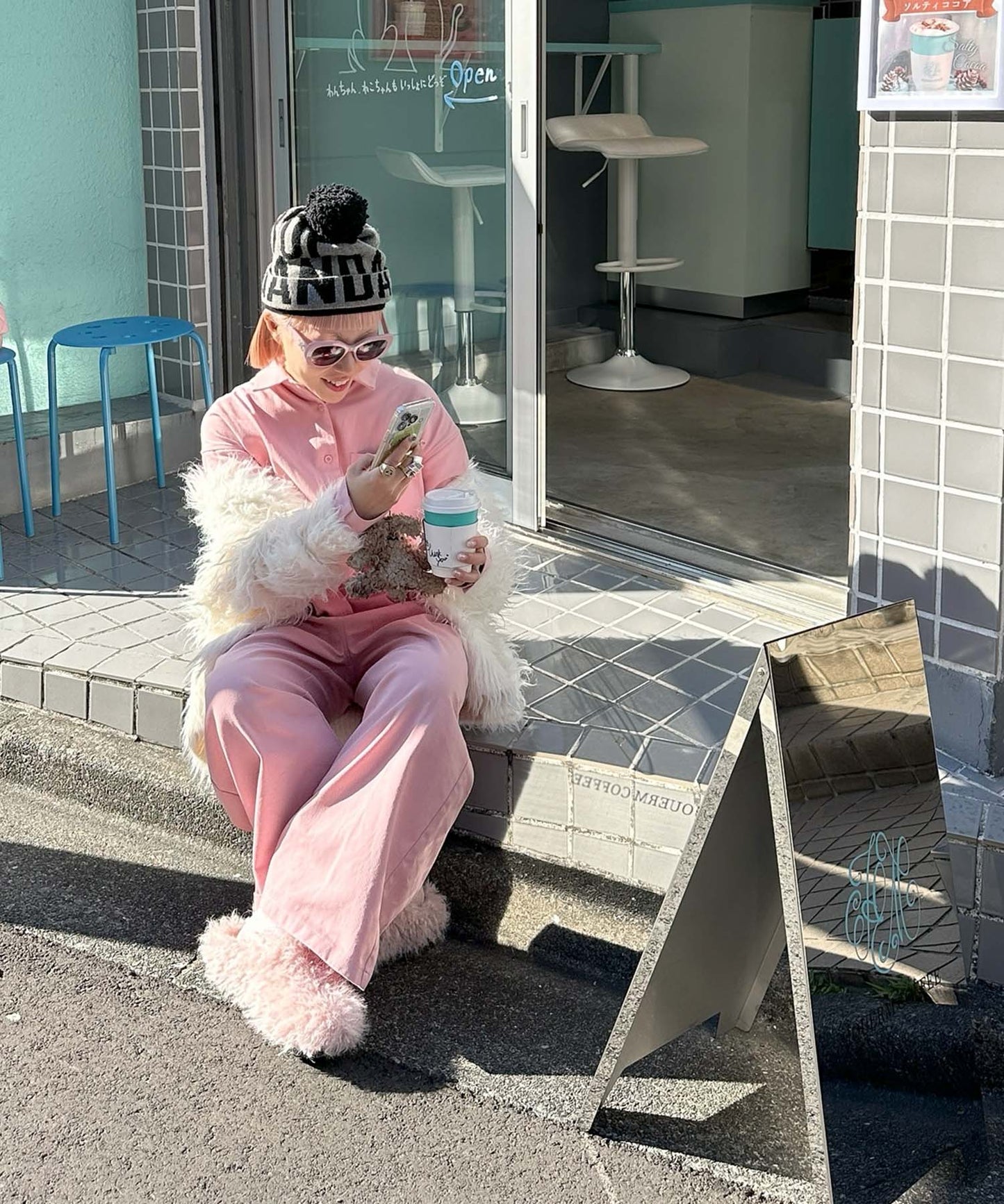 2wayオールインワン【ピンク】