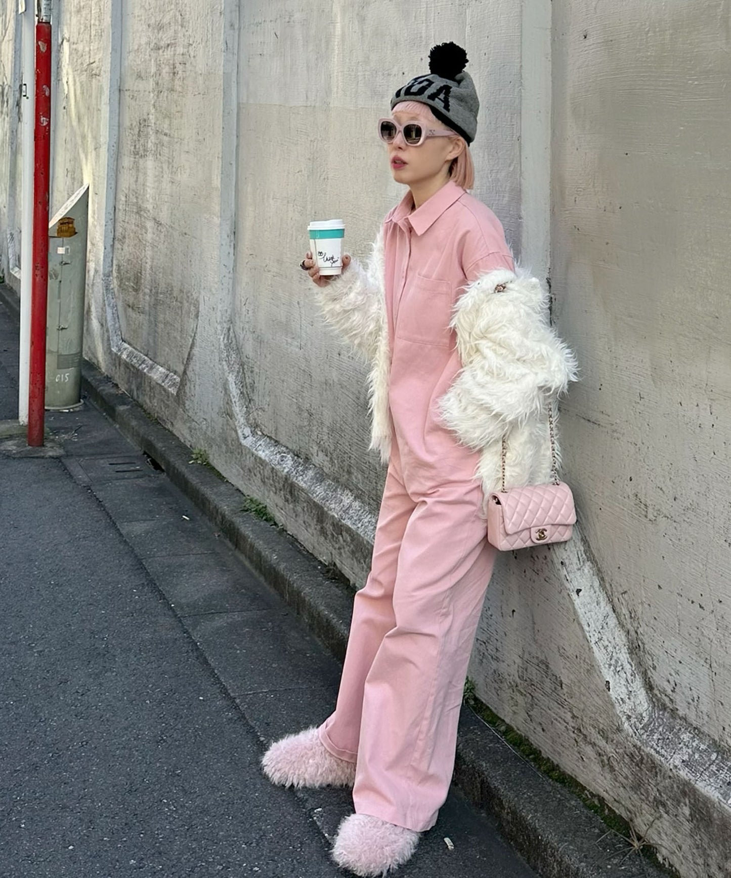 2wayオールインワン【ピンク】