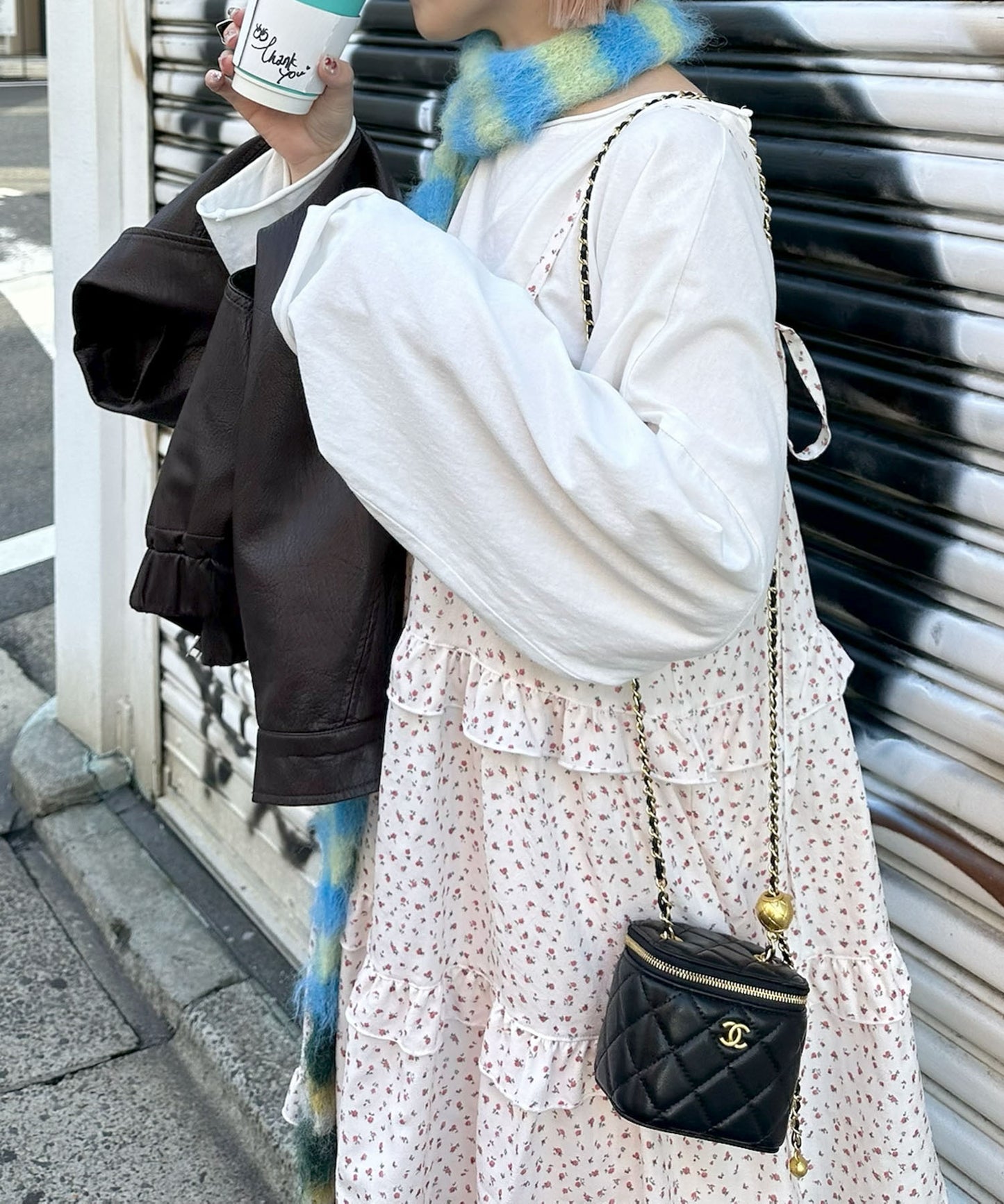 フリルティアードキャミワンピミニ【オフホワイト】