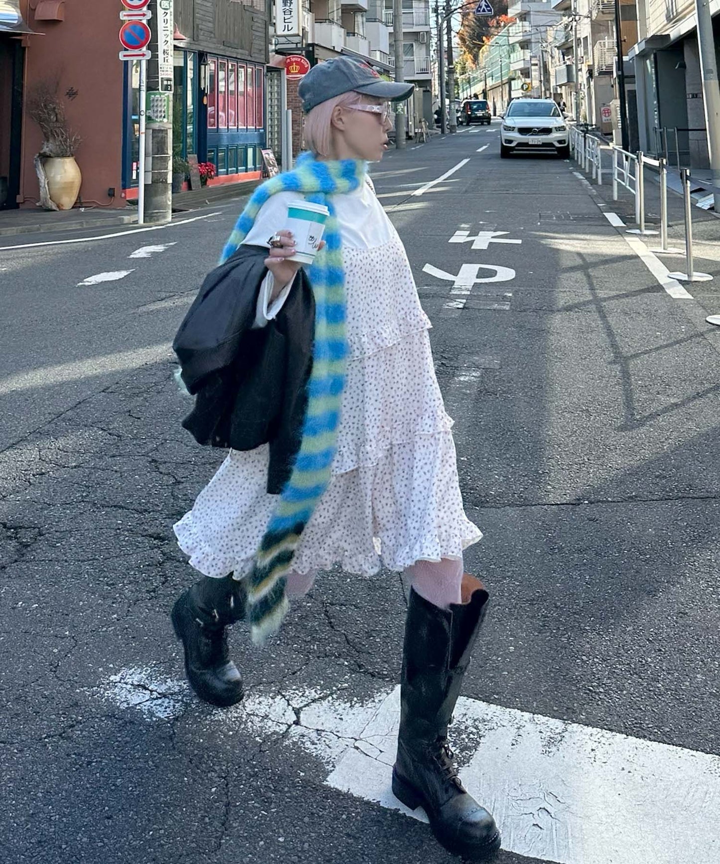 フリルティアードキャミワンピミニ【オフホワイト】