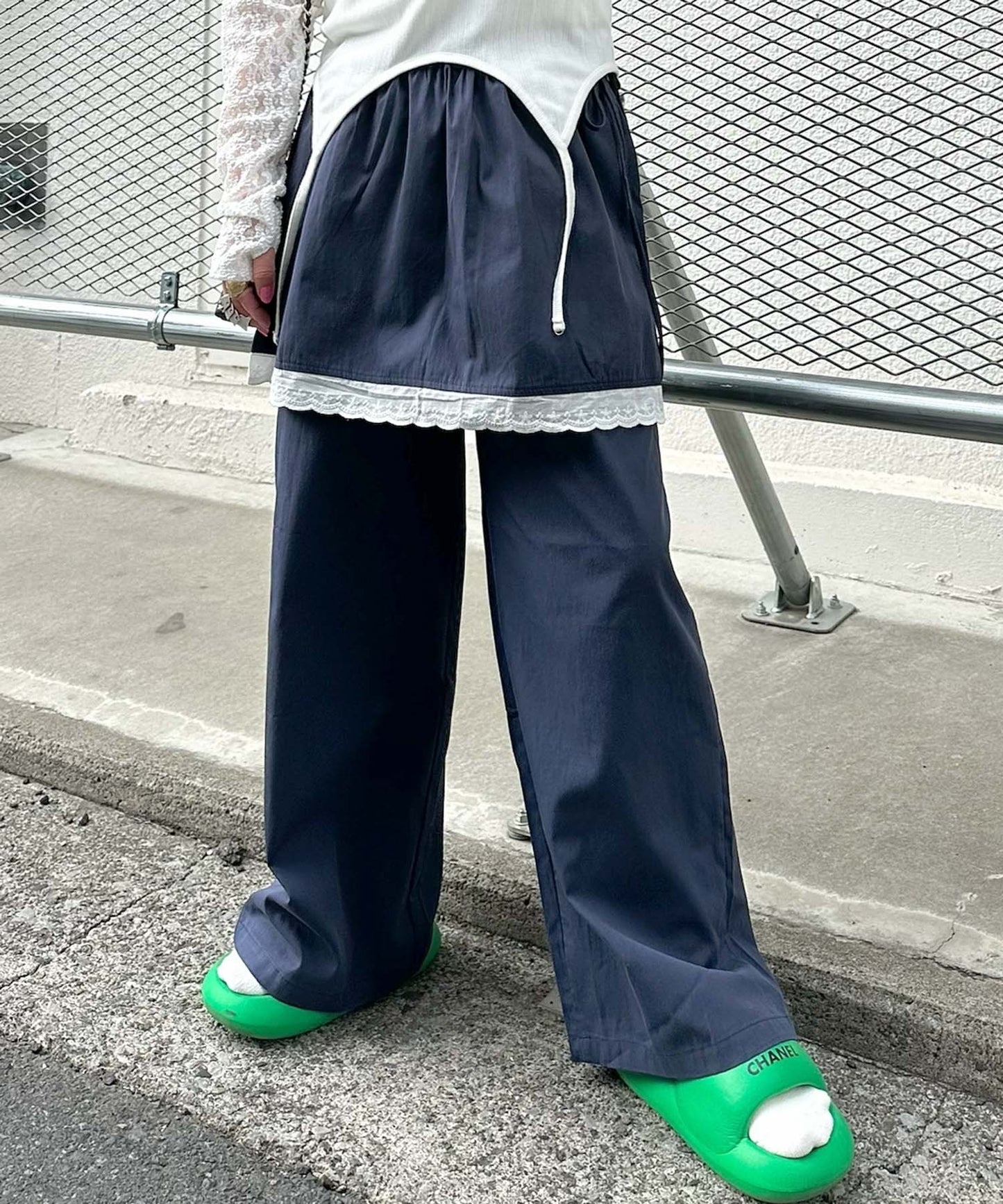 大人っぽスカパン【ネイビー】