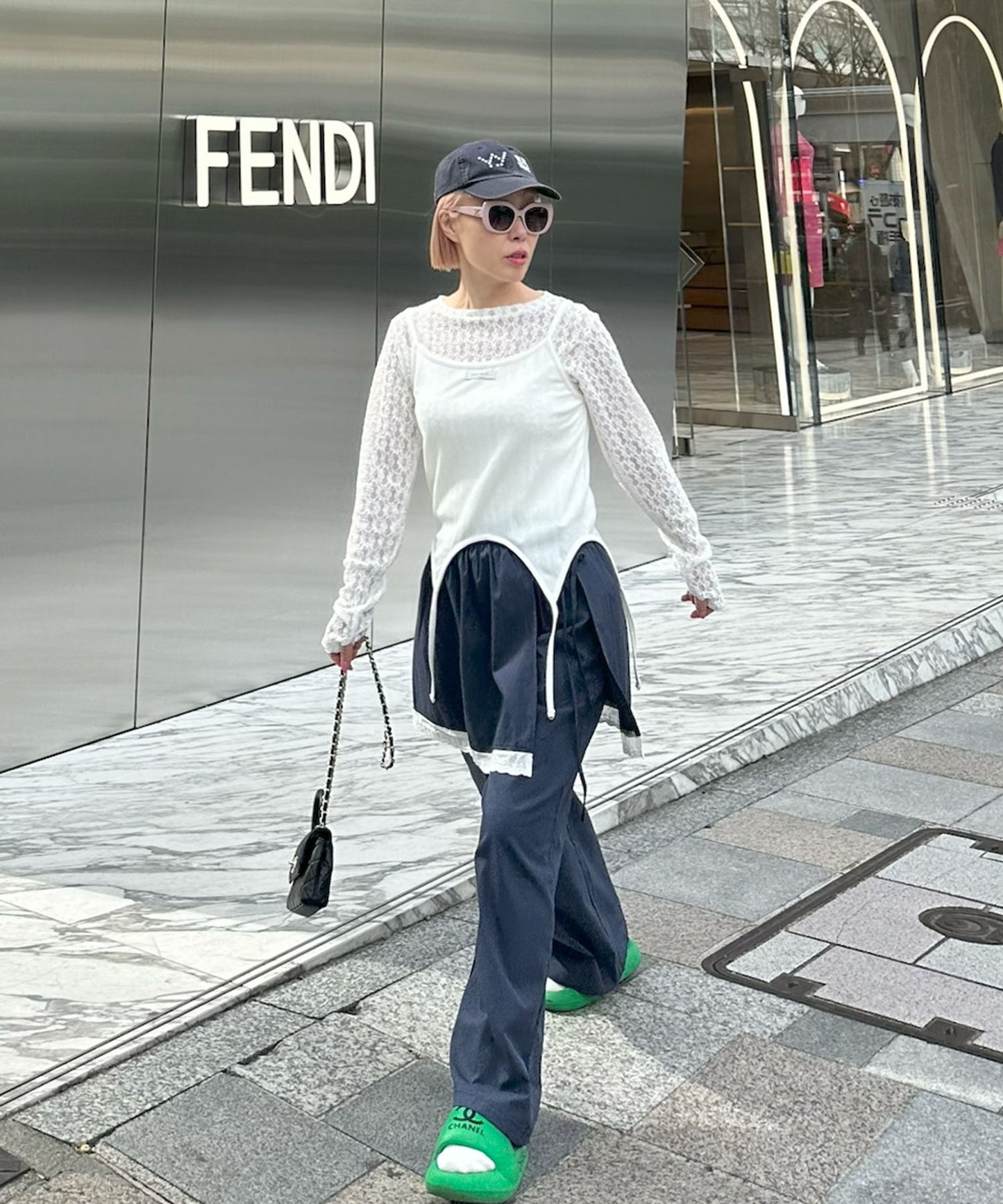 大人っぽスカパン【ネイビー】