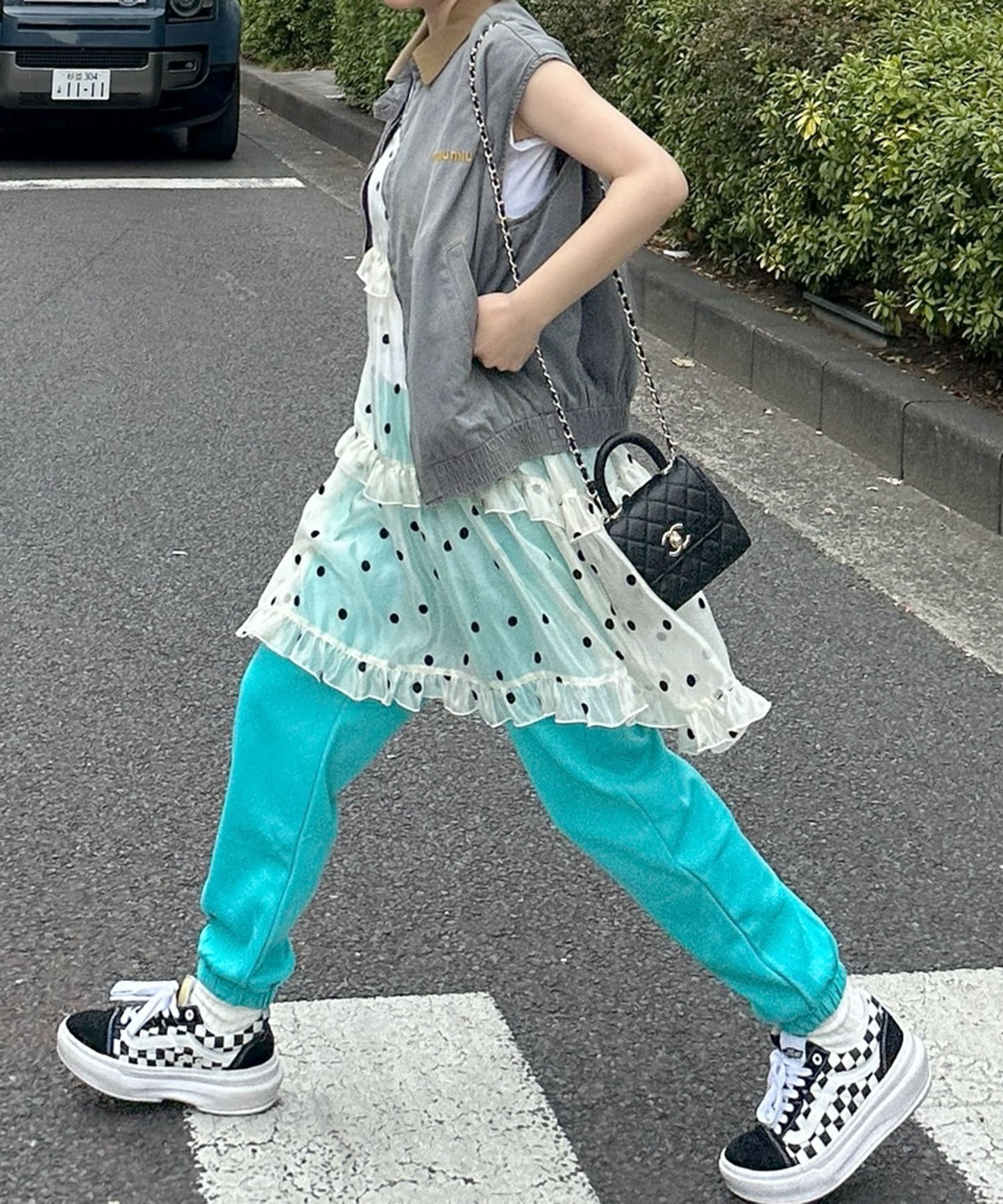 フリルティアードキャミワンピミニ【ホワイト系その他】