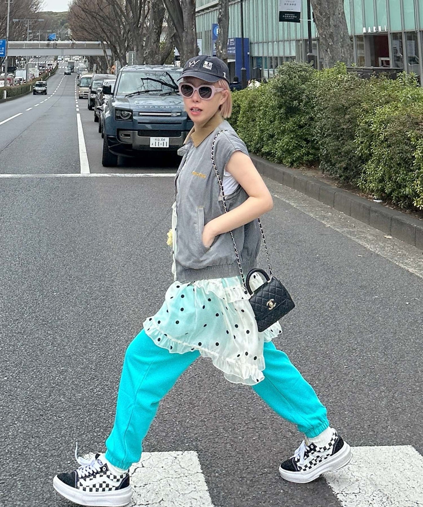 カラフルイージーパンツ【ブルー】