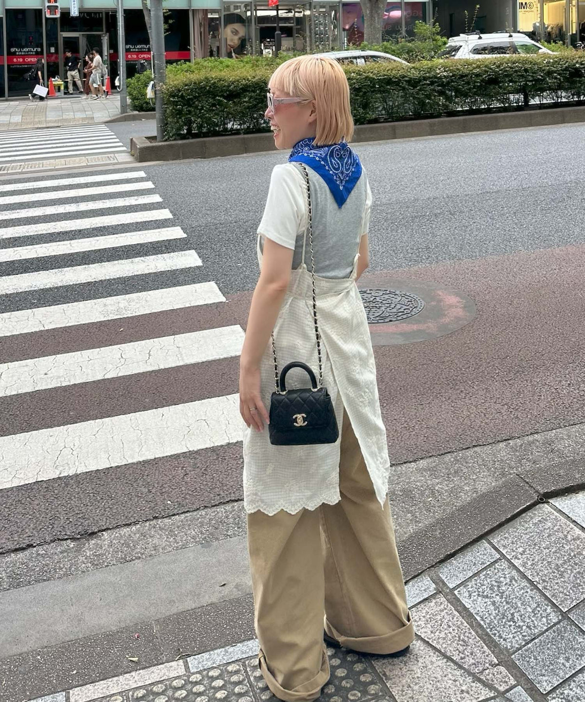 サロペットスカートとパンツのセット【キャメル】