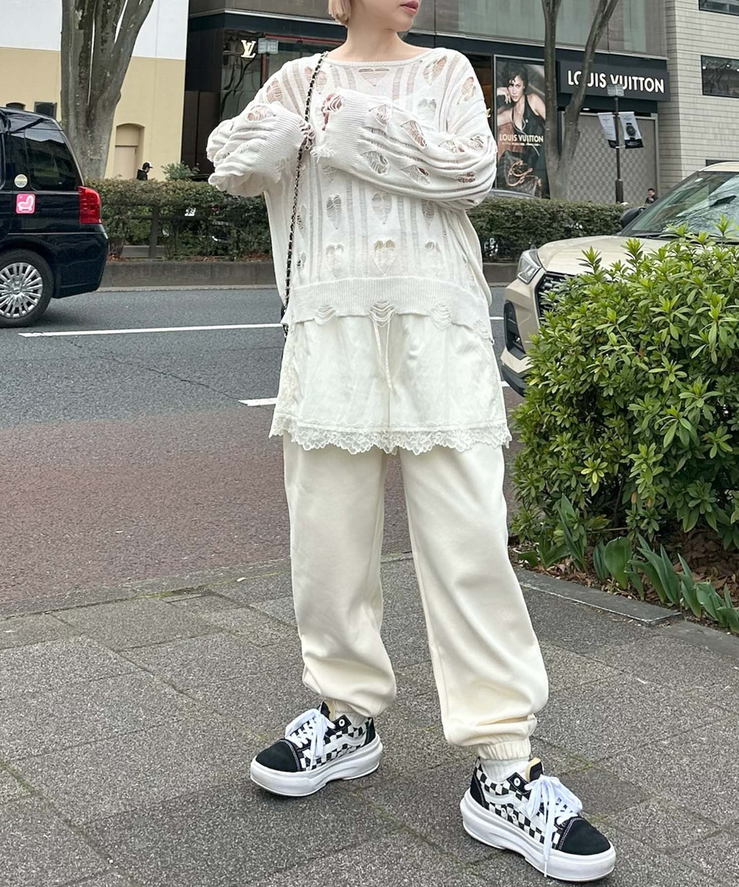 カラフルイージーパンツ【オフホワイト】