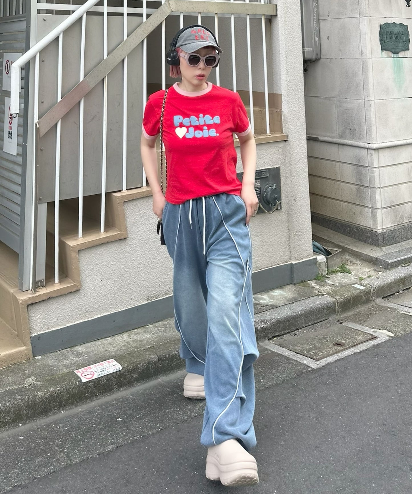 ぷくぷくプリントリンガーT【レッド】