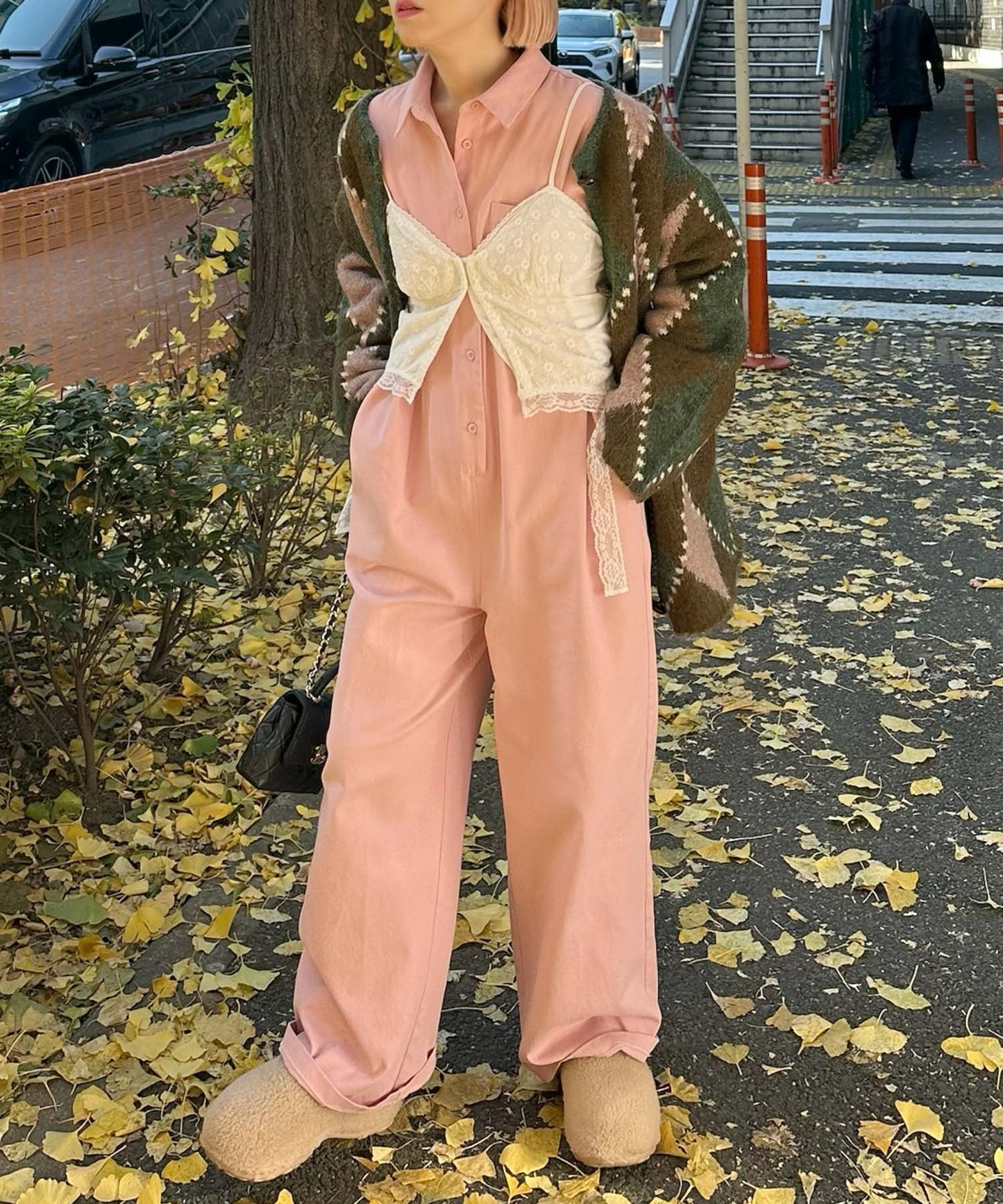 2wayオールインワン【ピンク】