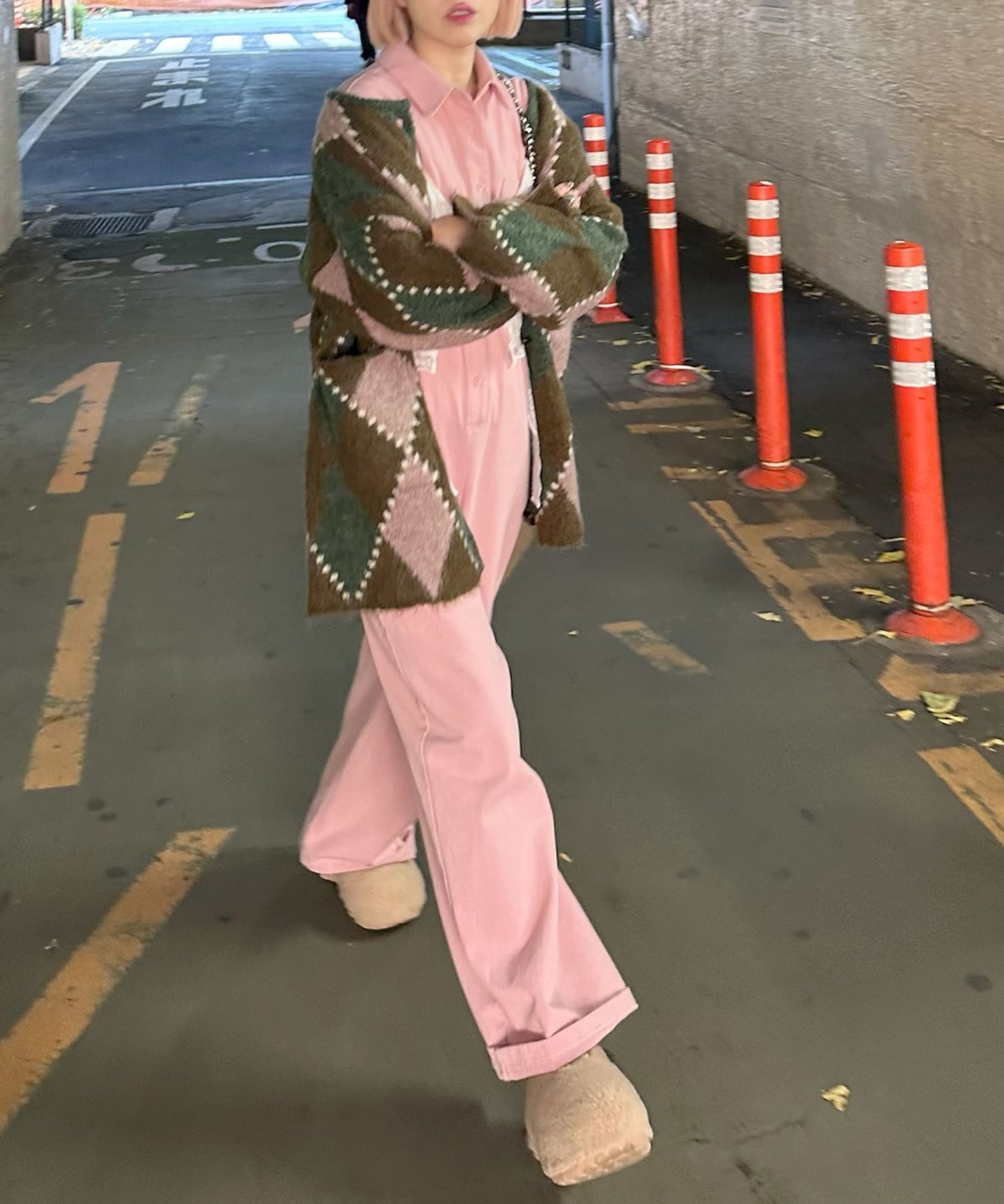 2wayオールインワン【ピンク】