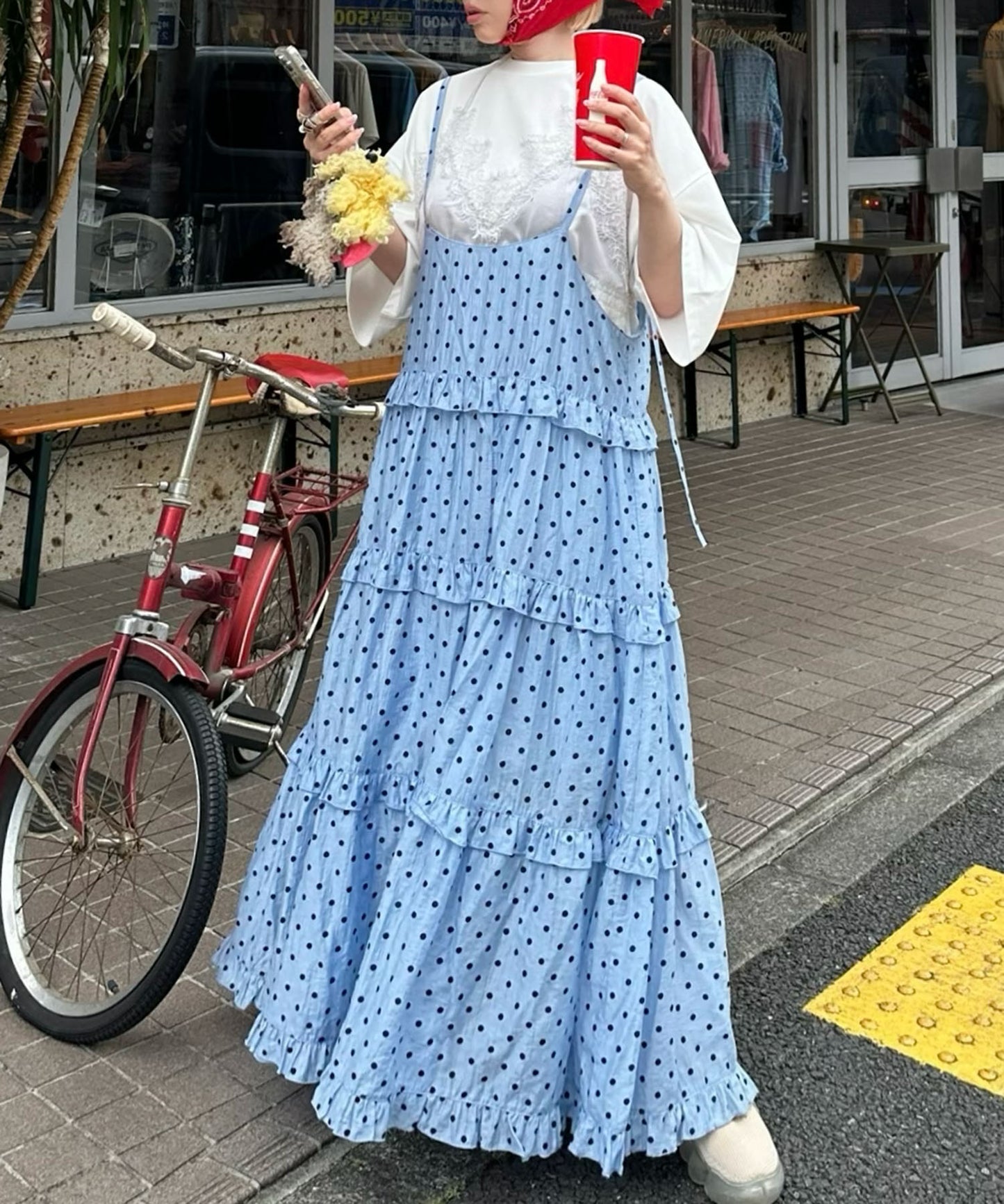 なんちゃってブラレイヤードBIG T【オフホワイト】