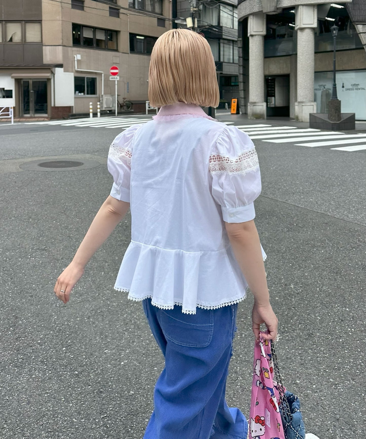 けっこうなダメージサロペ【ブルー】