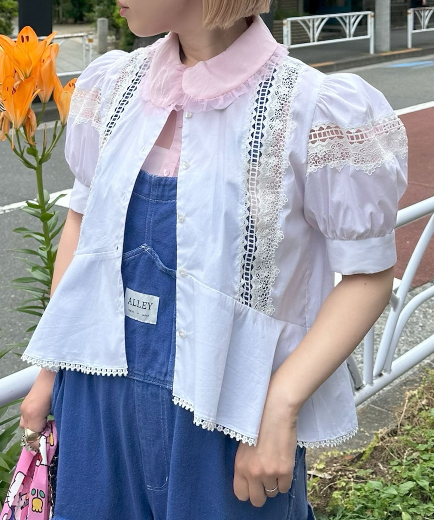 けっこうなダメージサロペ【ブルー】