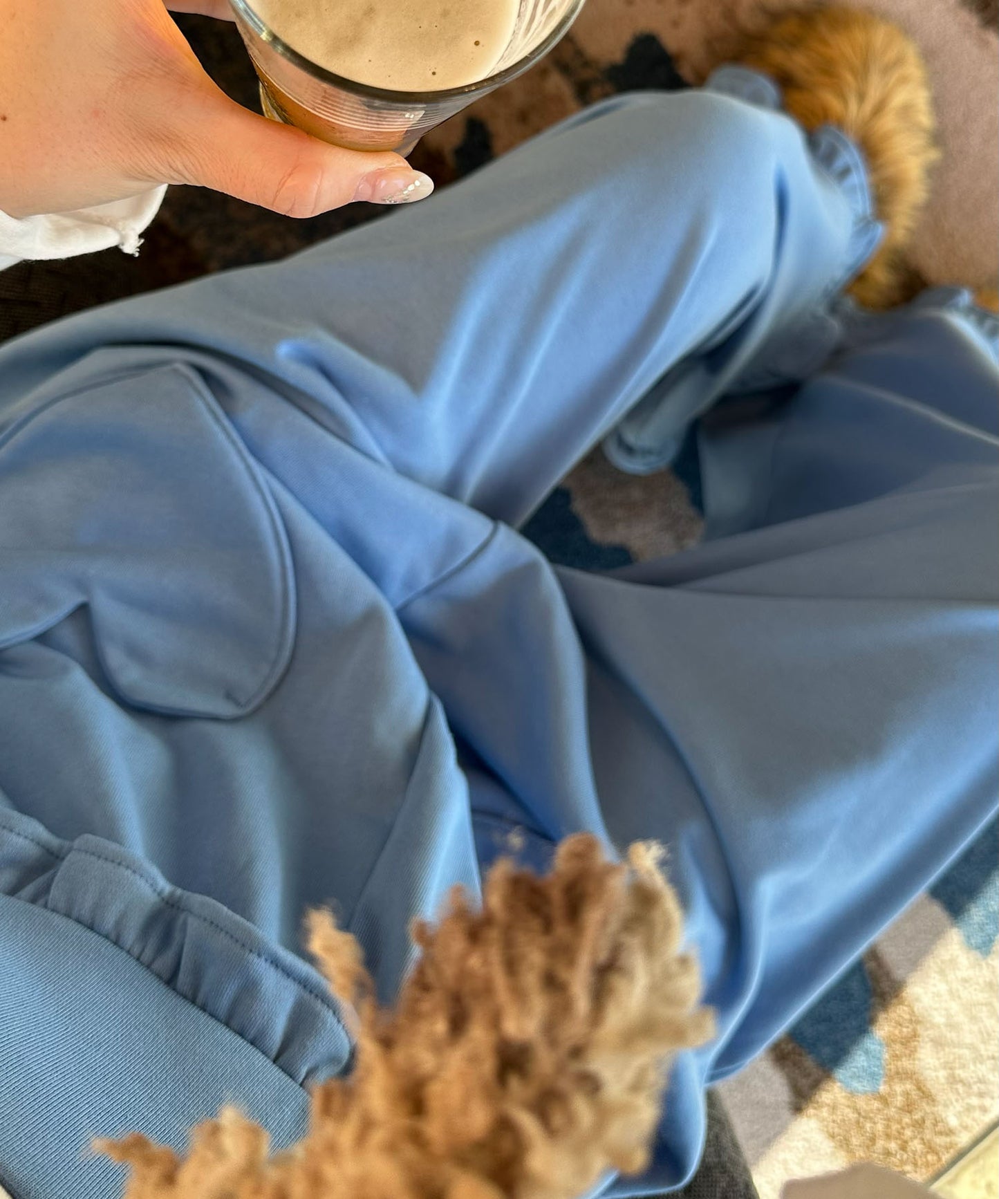 ハートポケサロペ【ブルー】