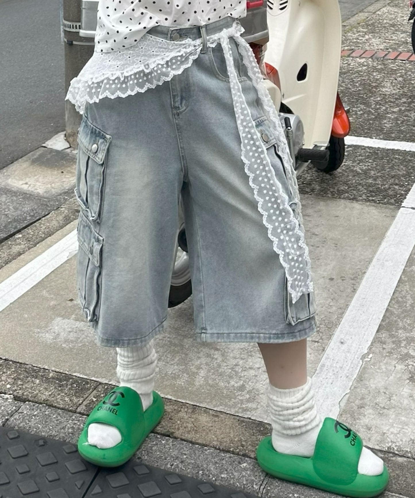 マルチウェイフラワーレース【オフホワイト】