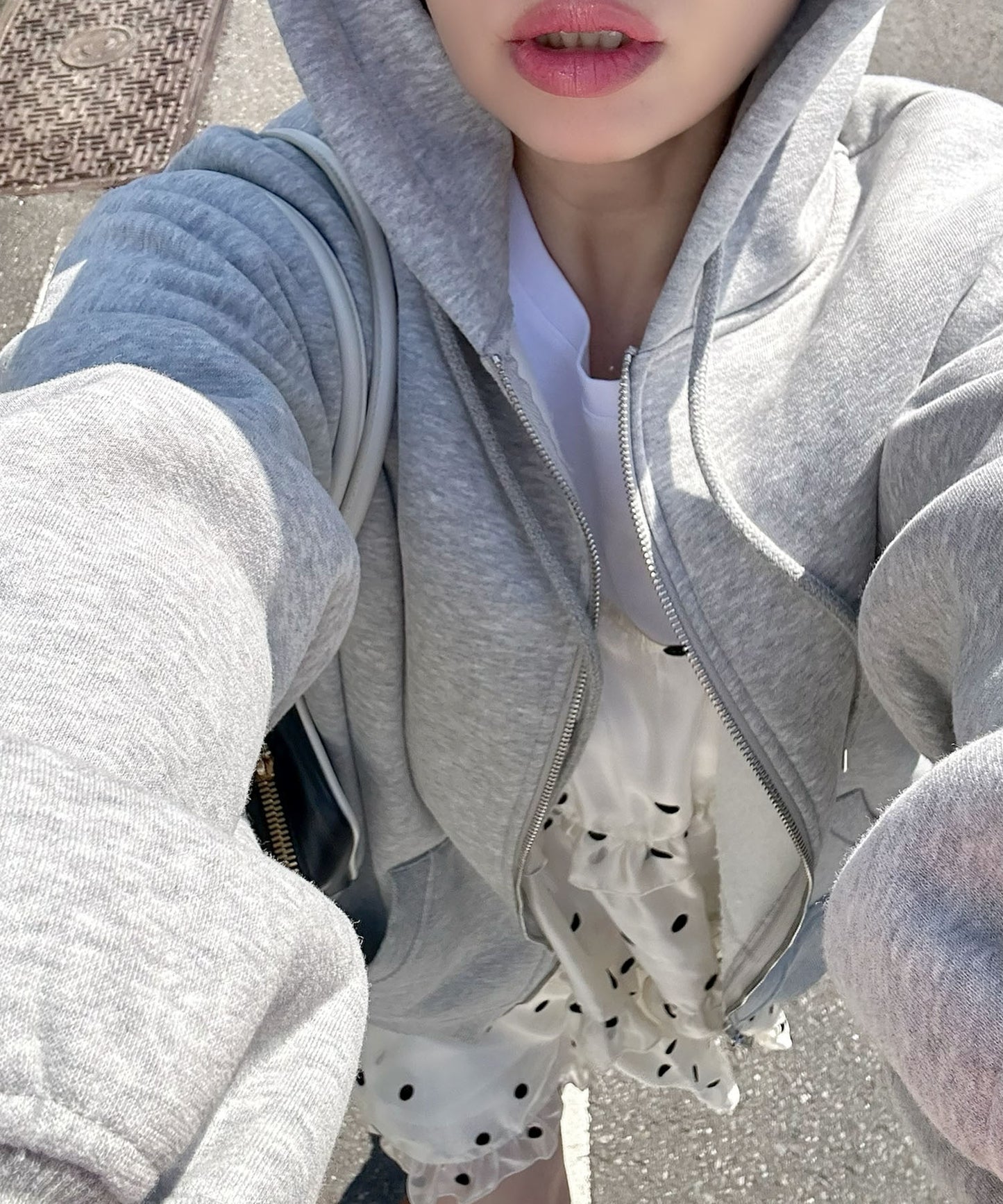 フリルティアードキャミワンピミニ【ホワイト系その他】