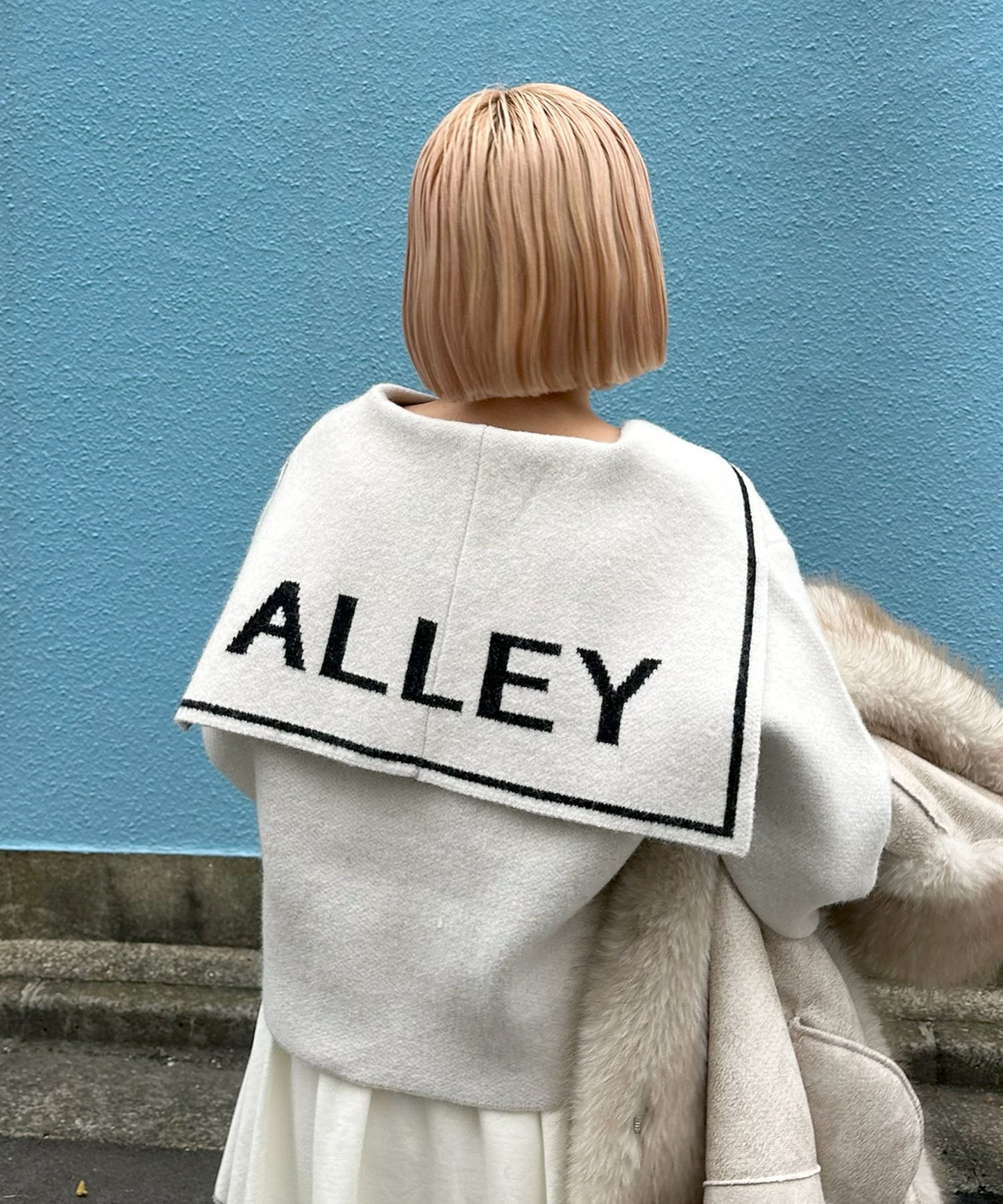 ALLEYセーラーニット【オフホワイト】