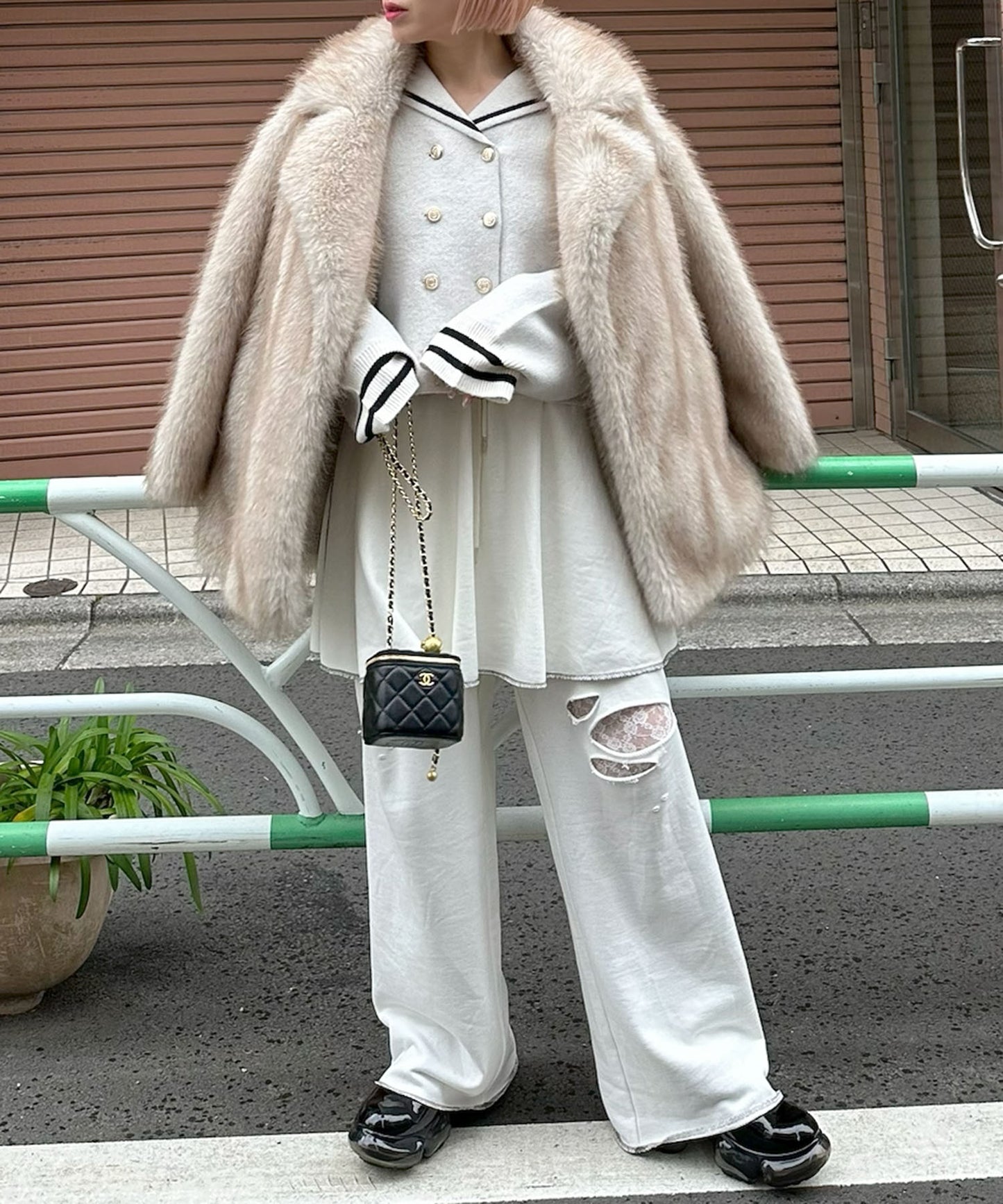 ALLEYセーラーニット【オフホワイト】