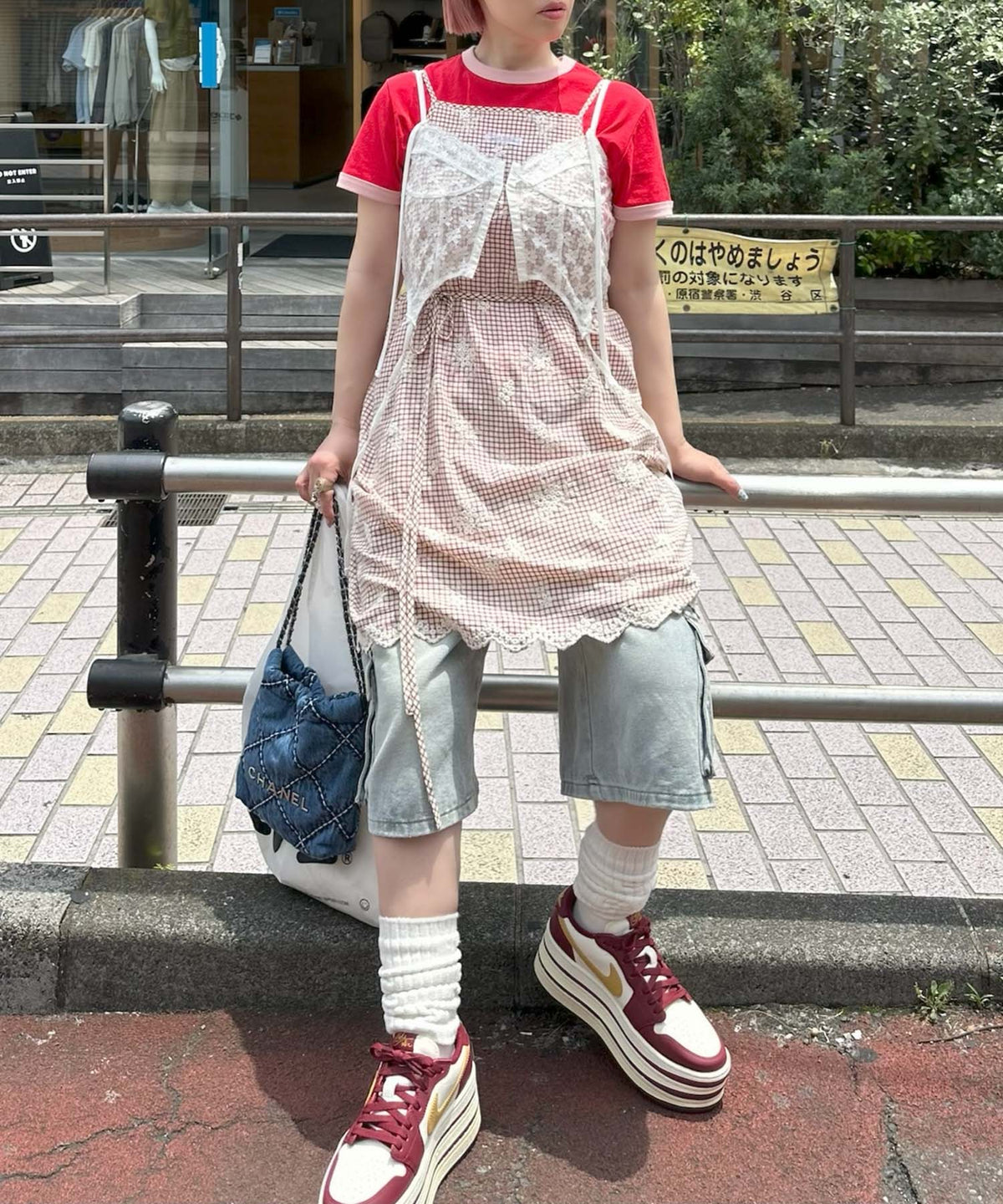 ぷくぷくプリントリンガーT【レッド】