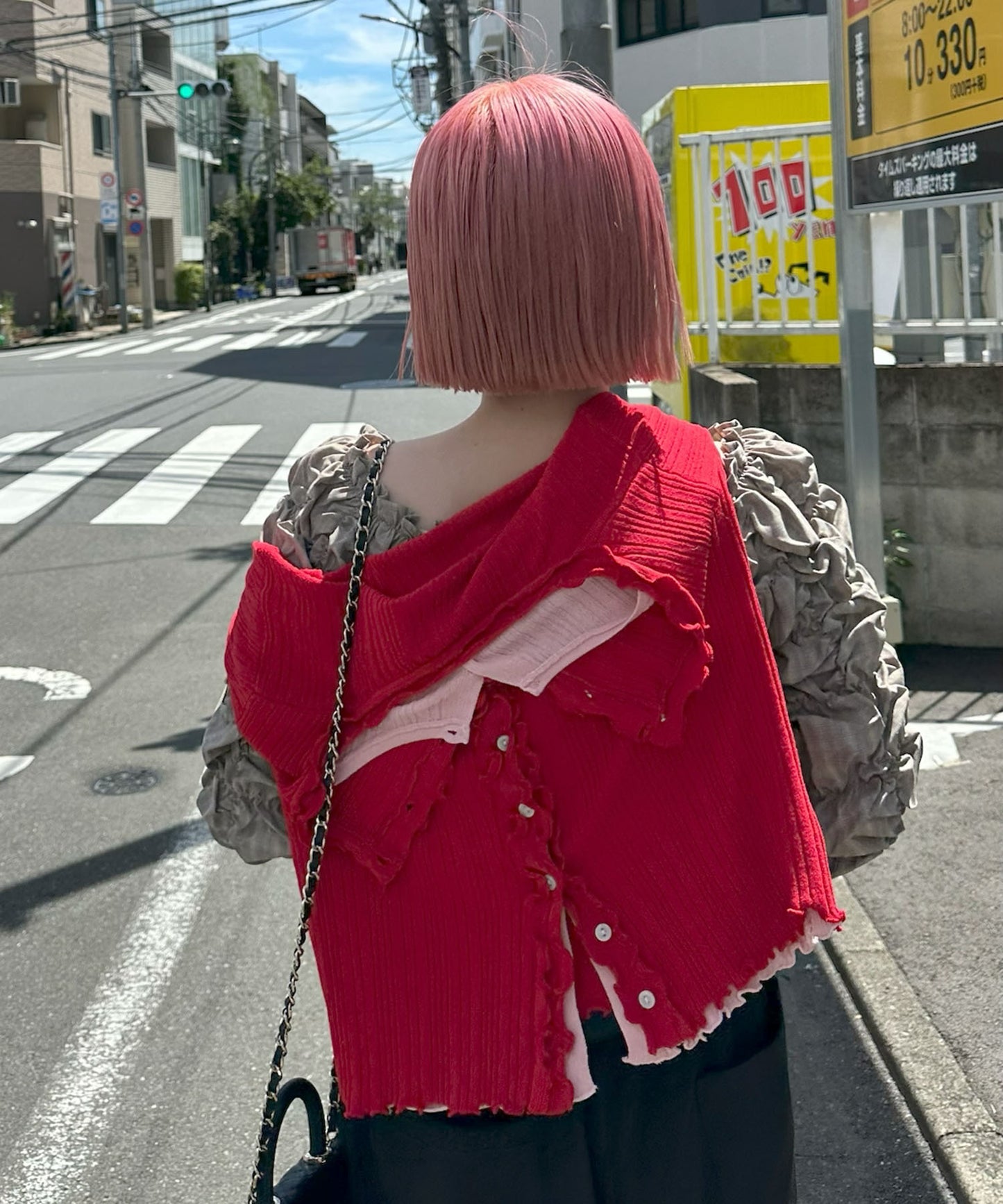 くしゅっとしたブラウス【ベージュ】