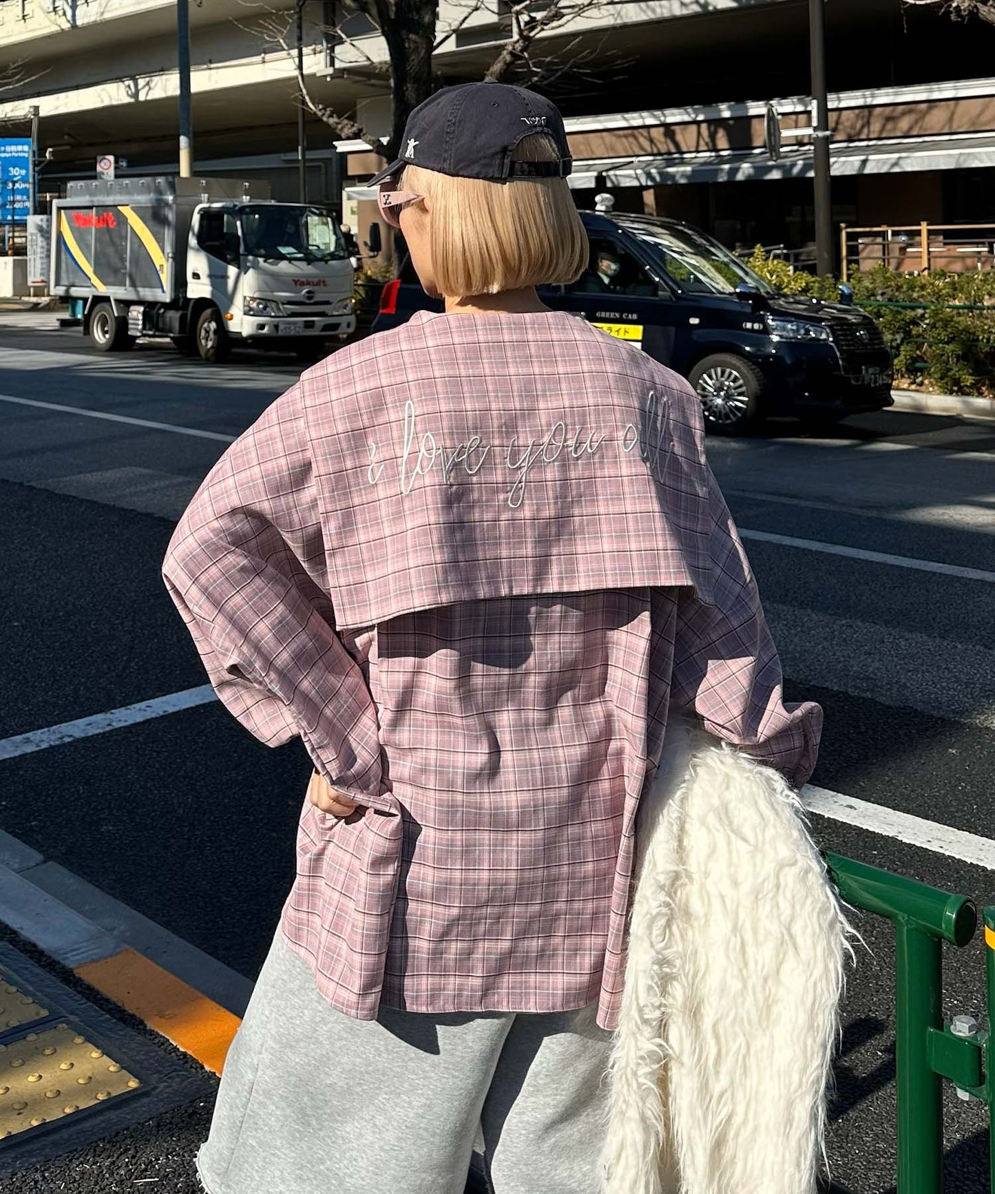 【リバイバル】メッセージセーラーシャツ【ピンク系】