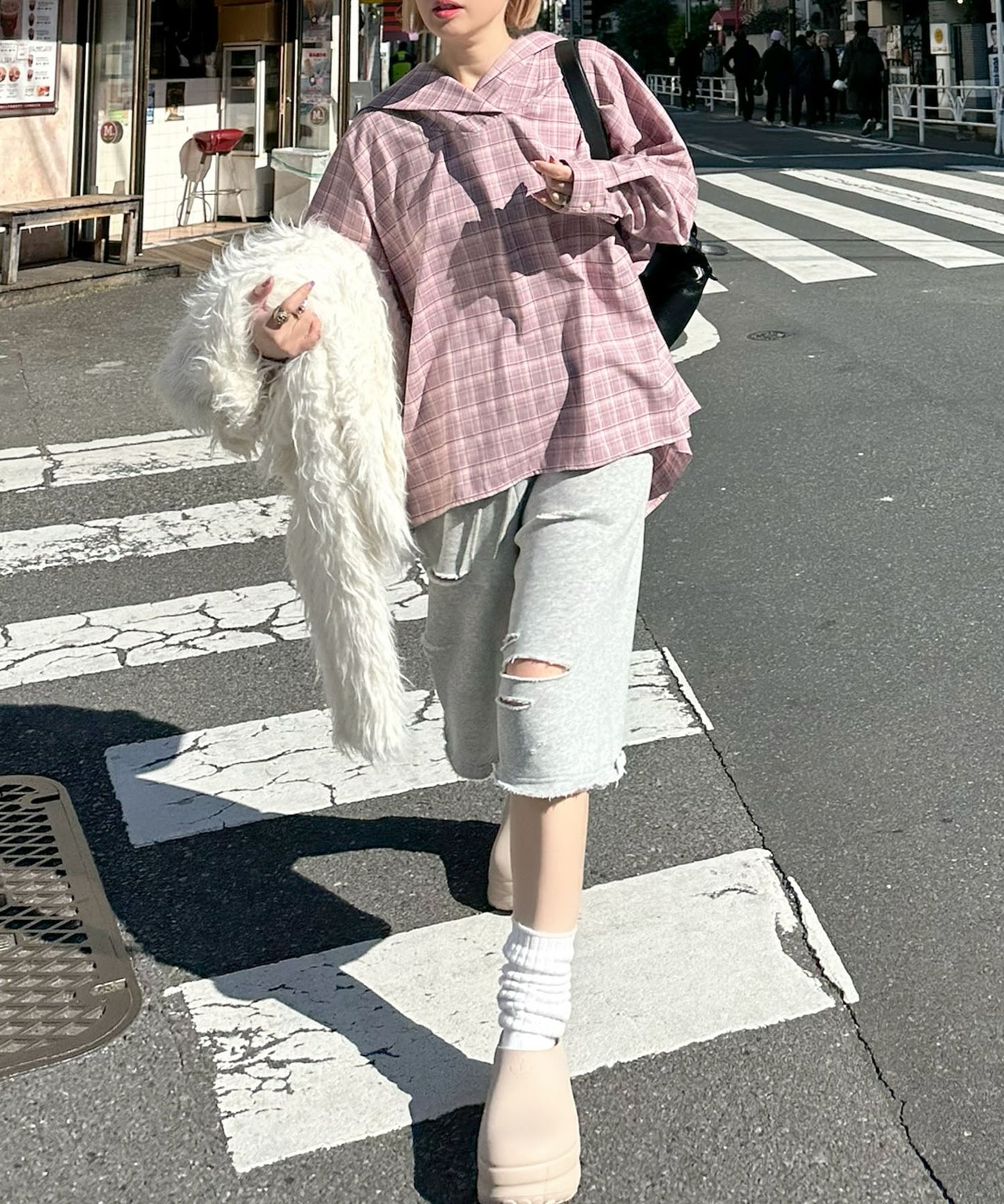 【リバイバル】メッセージセーラーシャツ【ピンク系】