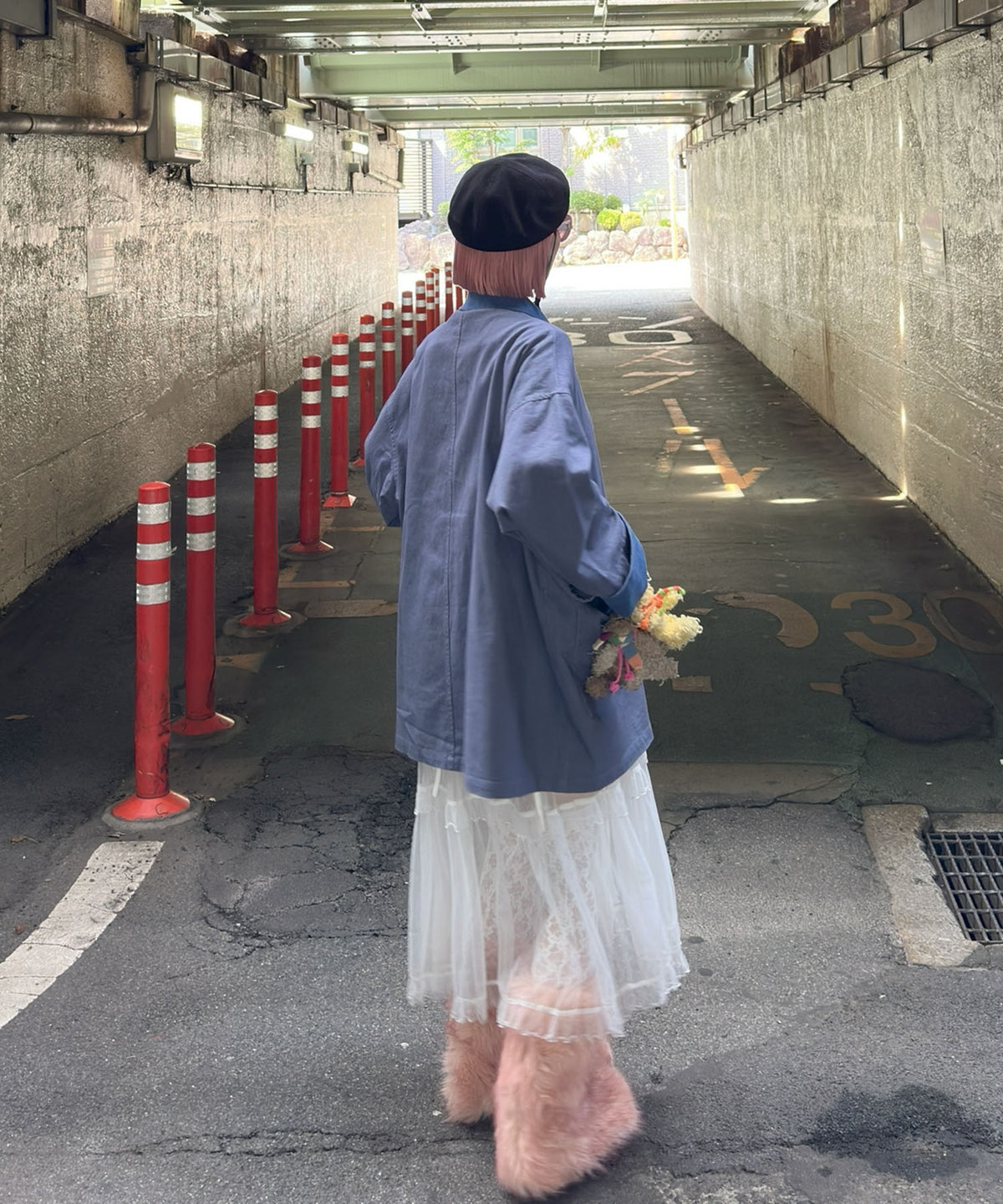 モンスターファーブーツ【ピンク】