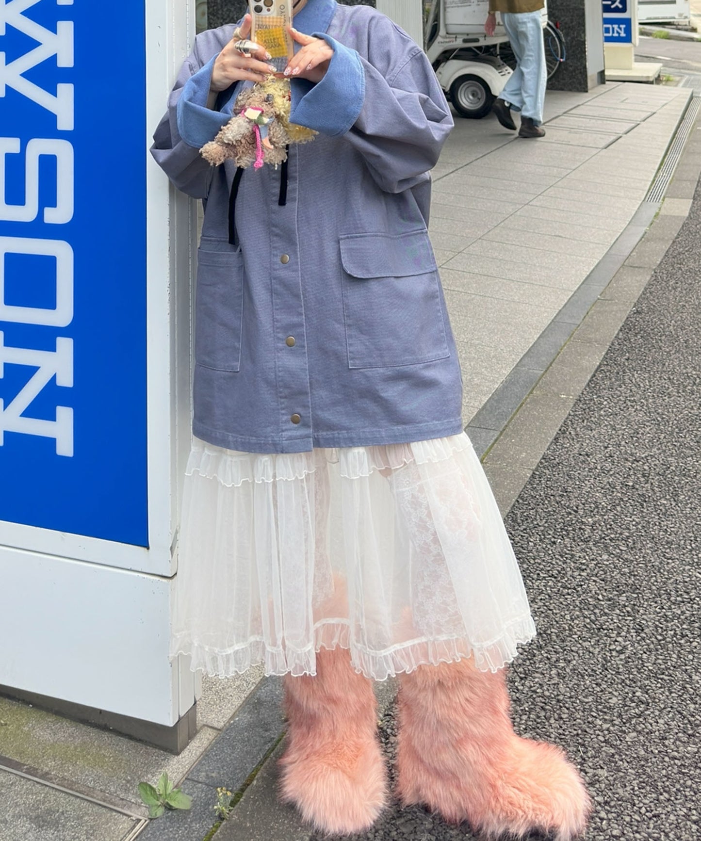 モンスターカバーオール【ネイビー】