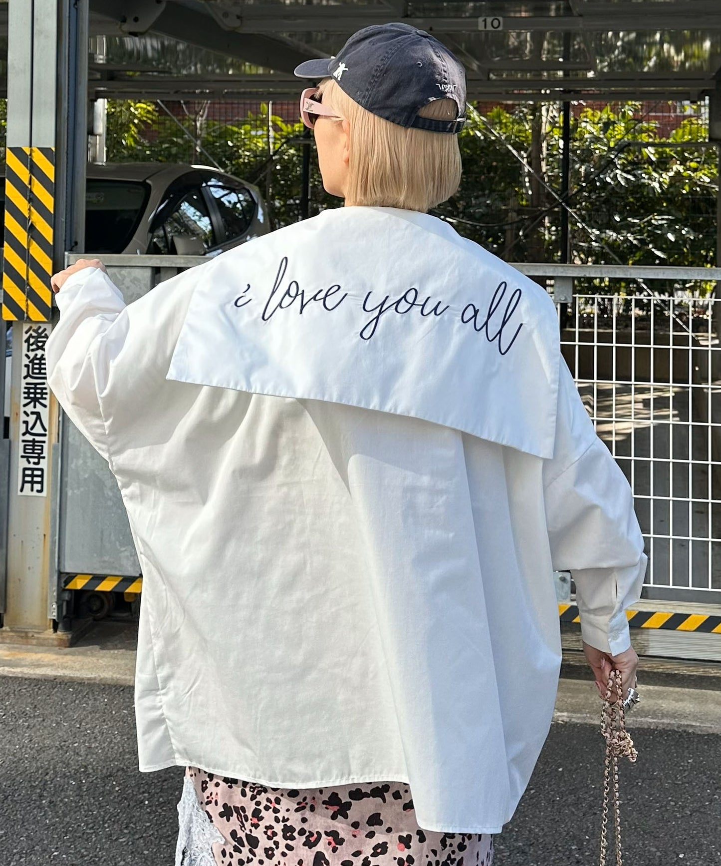 【リバイバル】メッセージセーラーシャツ【オフホワイト】