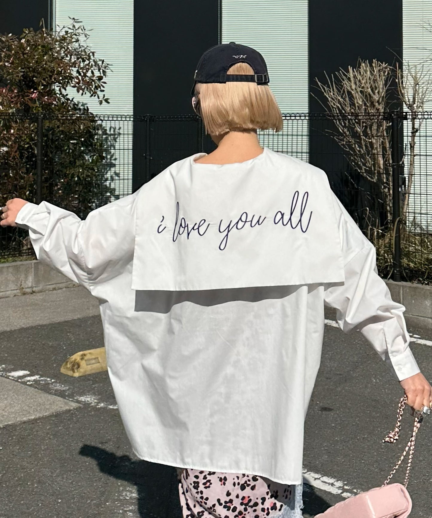 【リバイバル】メッセージセーラーシャツ【オフホワイト】