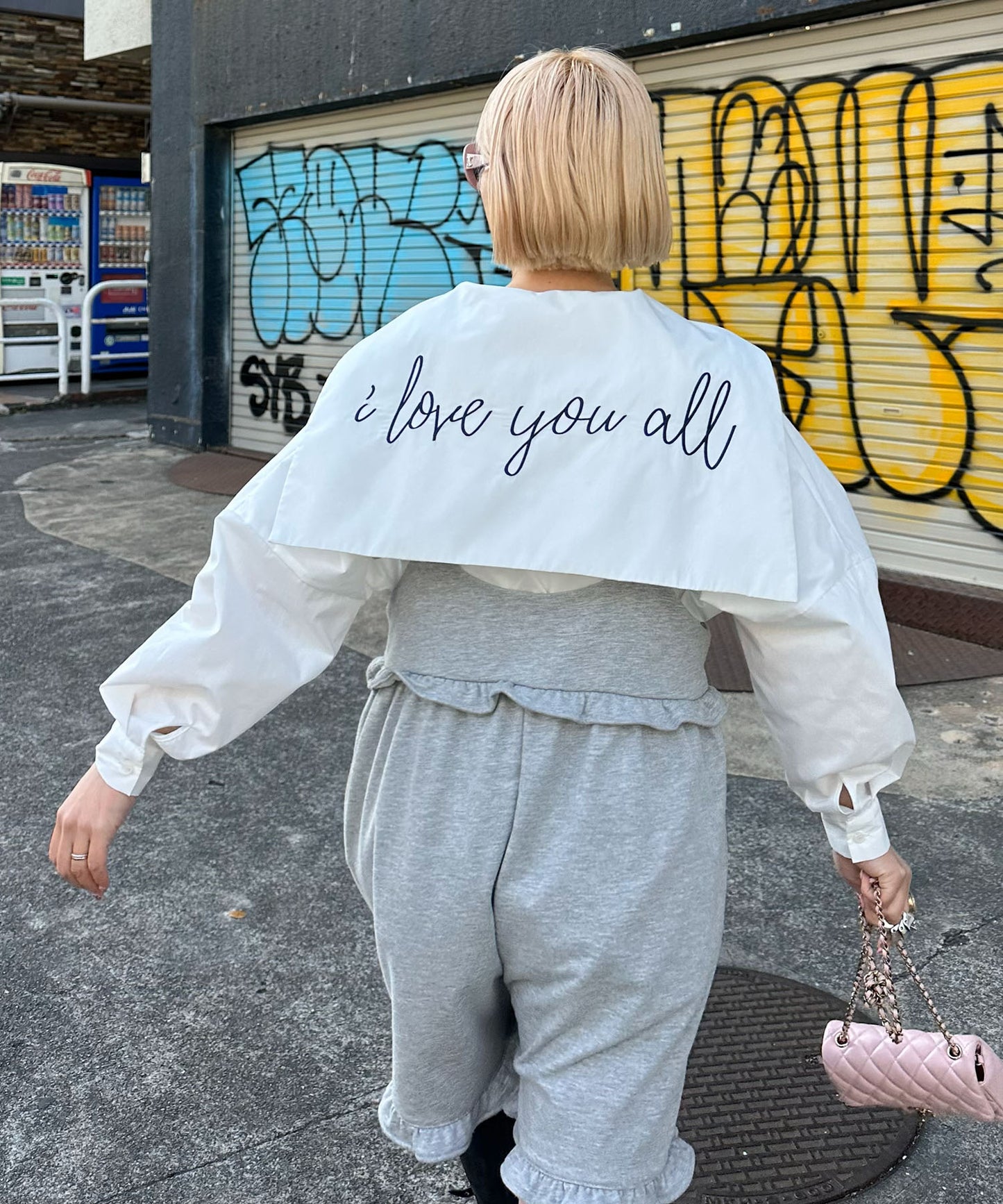 【リバイバル】メッセージセーラーシャツ【オフホワイト】