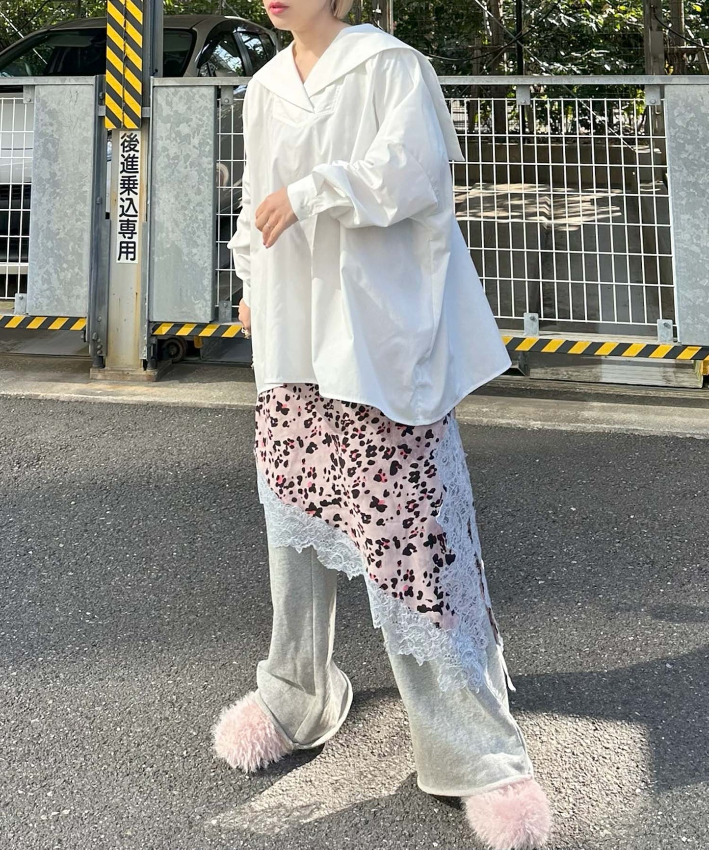 【リバイバル】メッセージセーラーシャツ【オフホワイト】